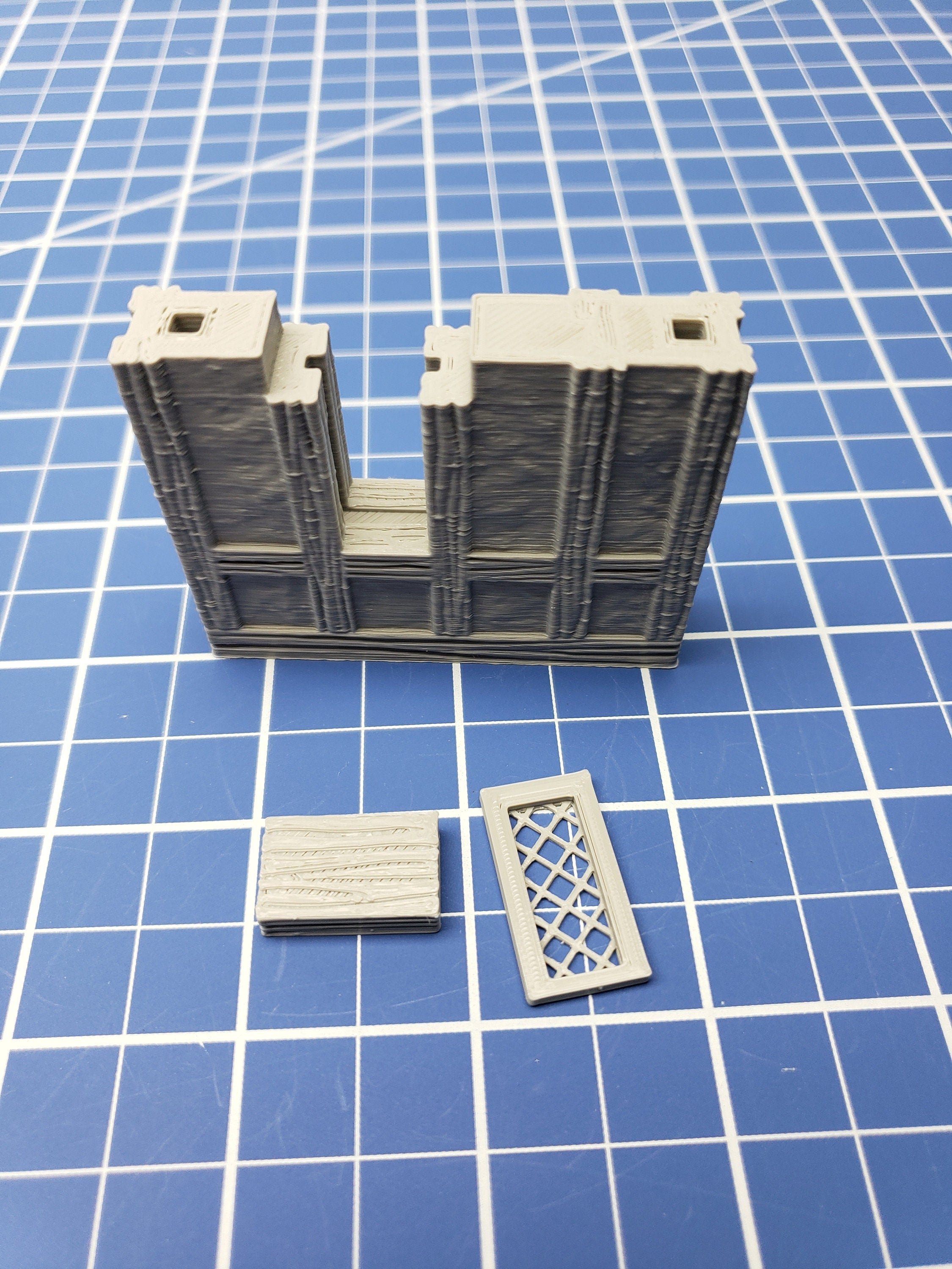 Half-Timbered Window External Walls - Dragonshire - Building - Fat Dragon - DND - Pathfinder - RPG - Terrain - 28 mm/ 1" - Dungeon & Dragons