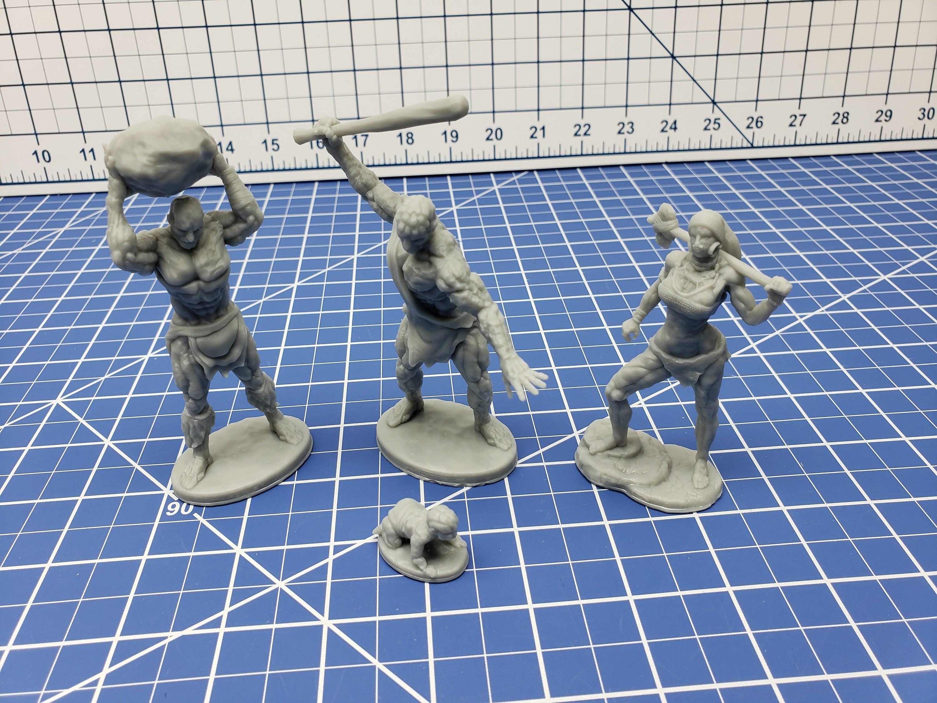 Stone Giant Mini - DND - Pathfinder - Dungeons & Dragons - RPG - Tabletop - Role Playing Game - Miniature - 28 mm