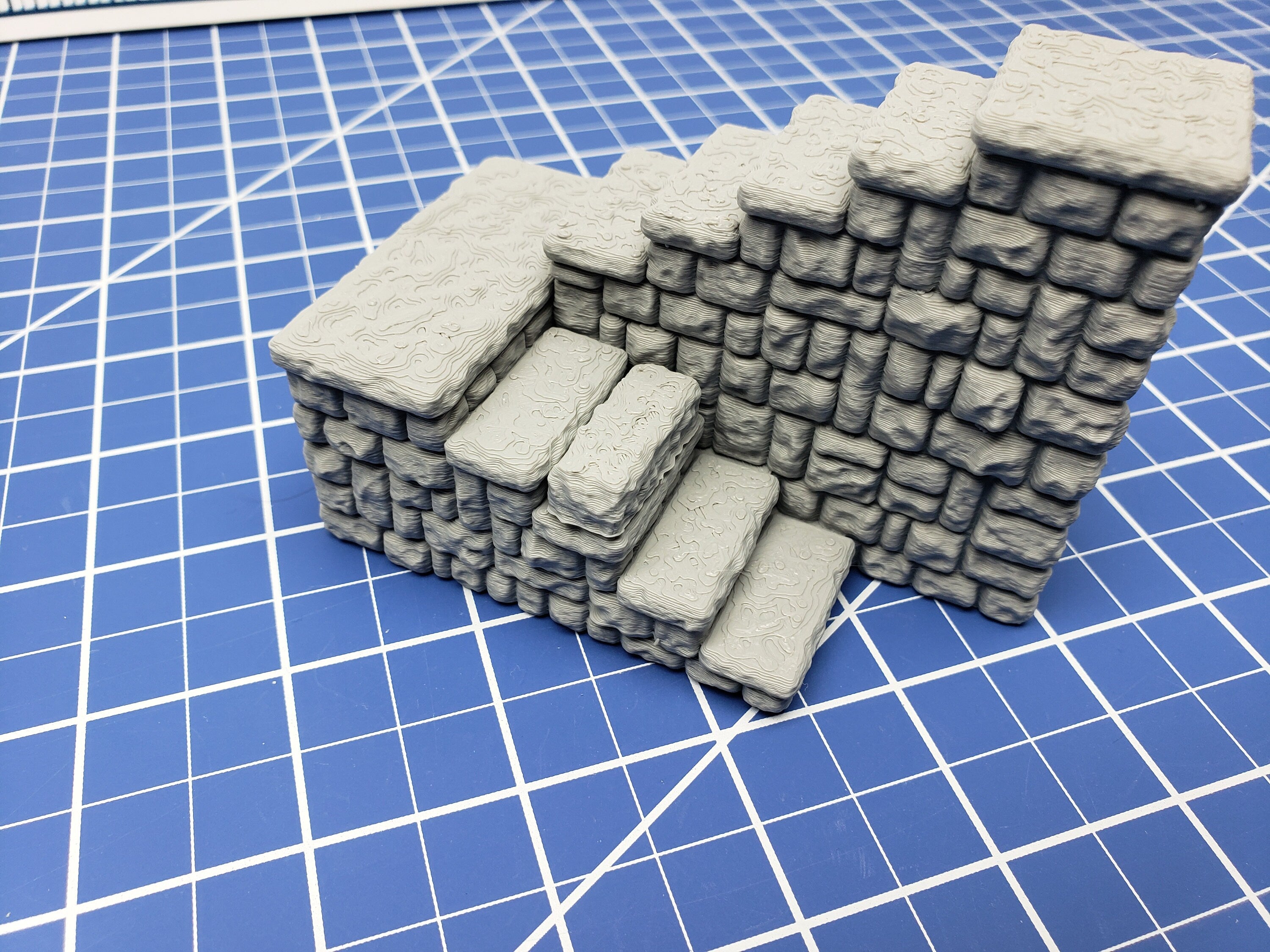 Keep Style - Stairs - DragonLock - DND - Pathfinder - RPG - Dungeon & Dragons - 28 mm / 1" - Terrain - Fat Dragon Games