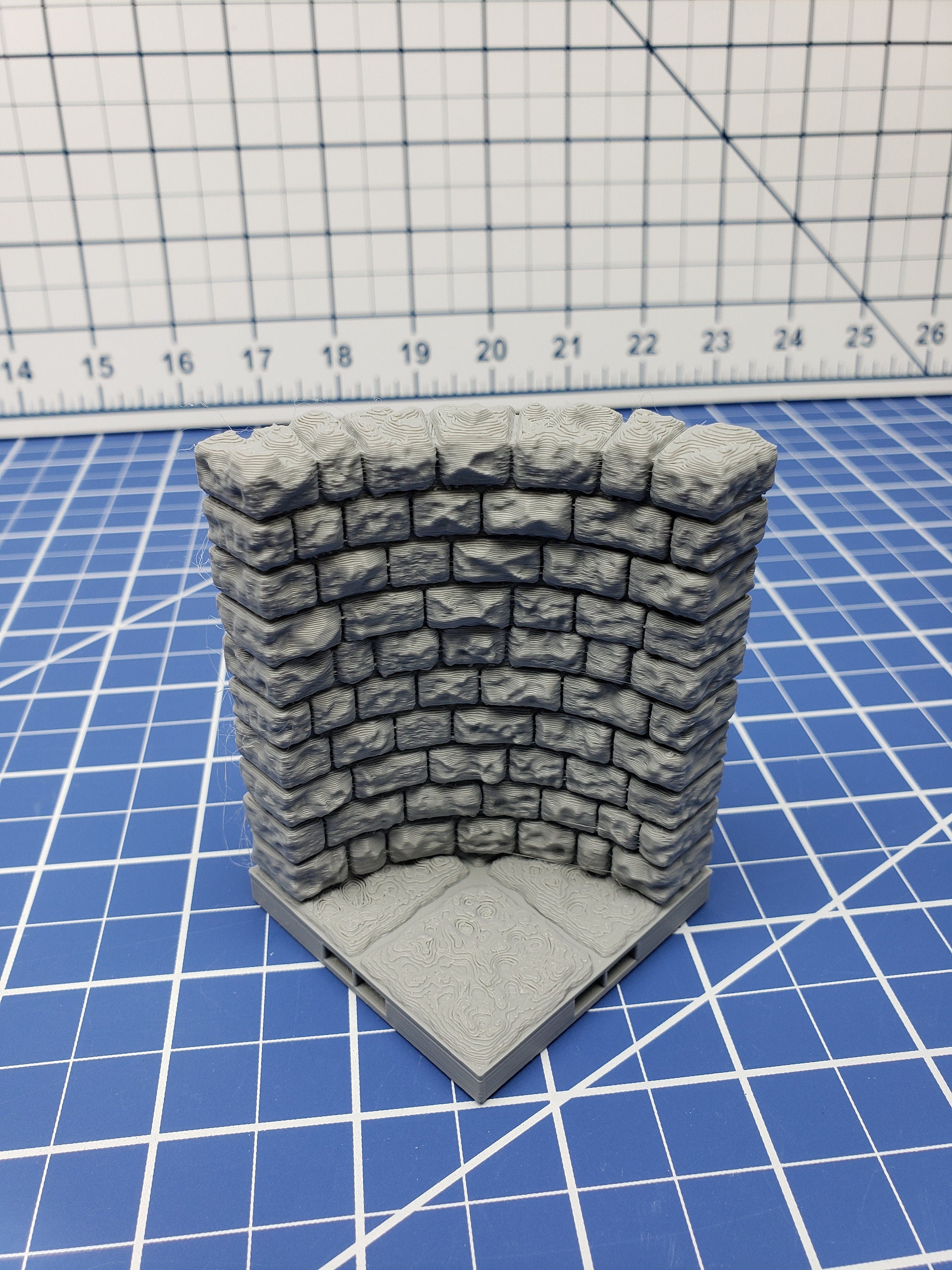 Keep Style - 3" Wall Tiles- DragonLock - DND - Pathfinder - RPG - Dungeon & Dragons - 28 mm / 1" - Terrain - Fat Dragon Games
