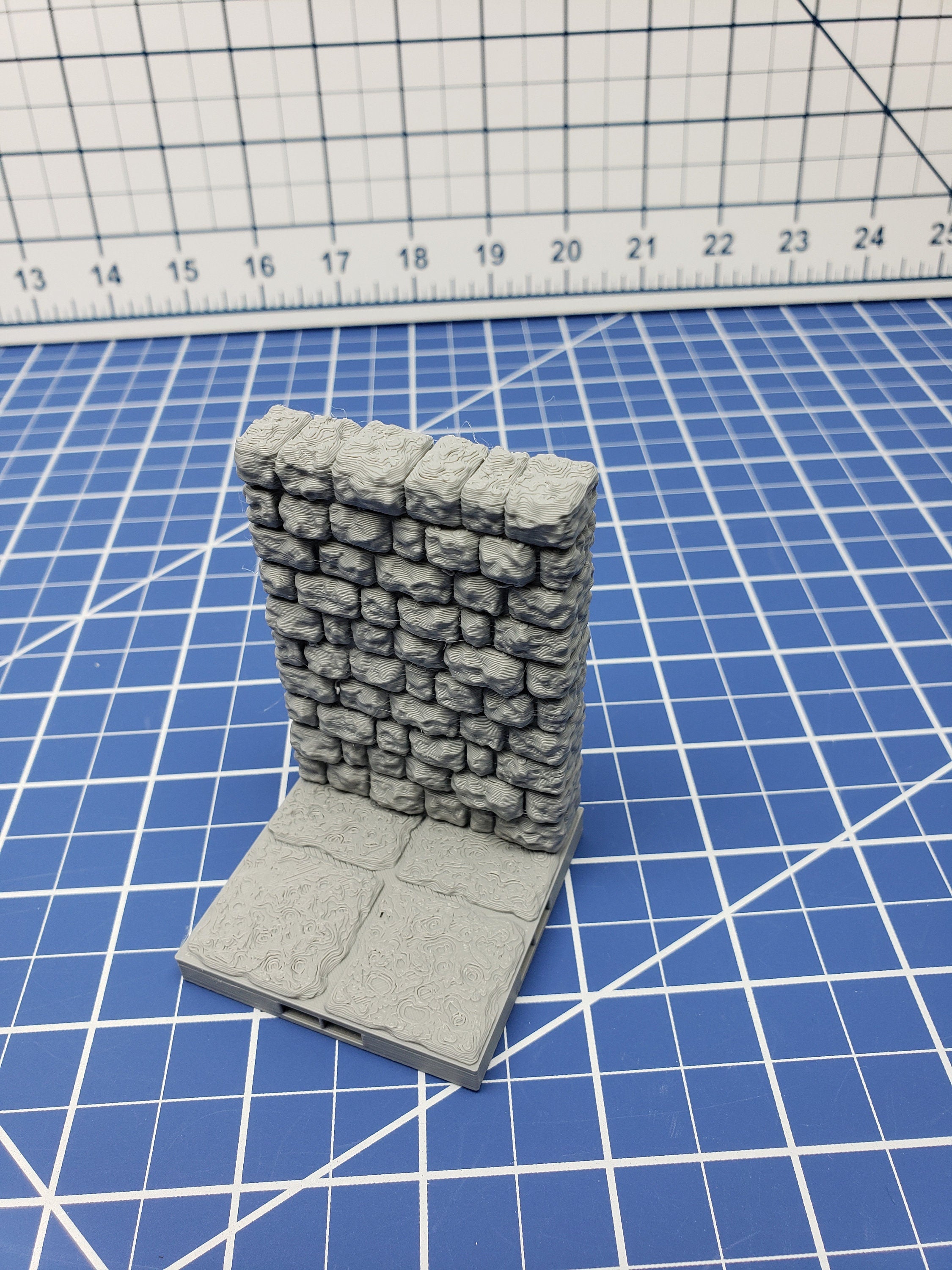 Keep Style - 3" Wall Tiles- DragonLock - DND - Pathfinder - RPG - Dungeon & Dragons - 28 mm / 1" - Terrain - Fat Dragon Games