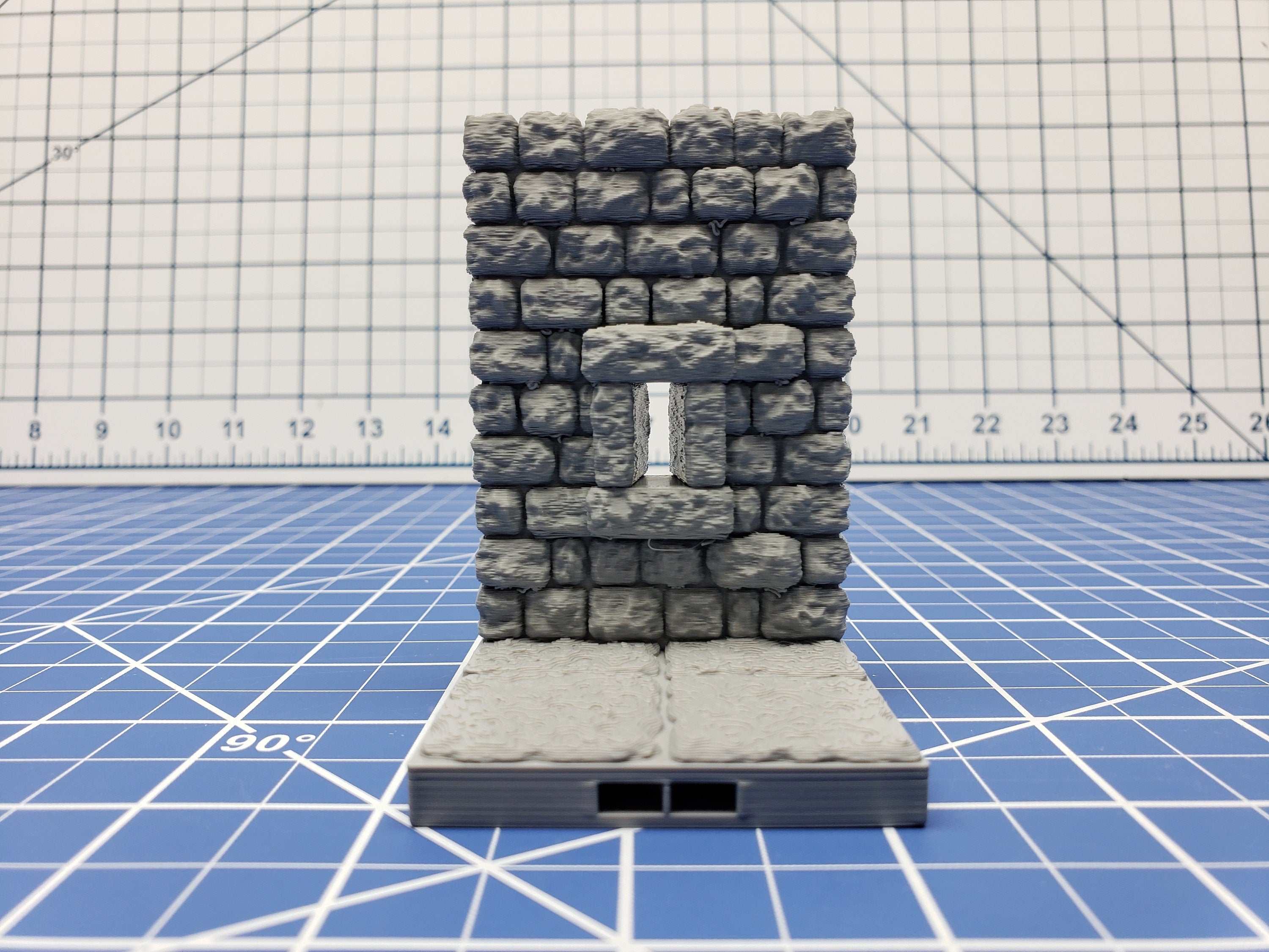 Keep Style - 3" Wall Tiles- DragonLock - DND - Pathfinder - RPG - Dungeon & Dragons - 28 mm / 1" - Terrain - Fat Dragon Games