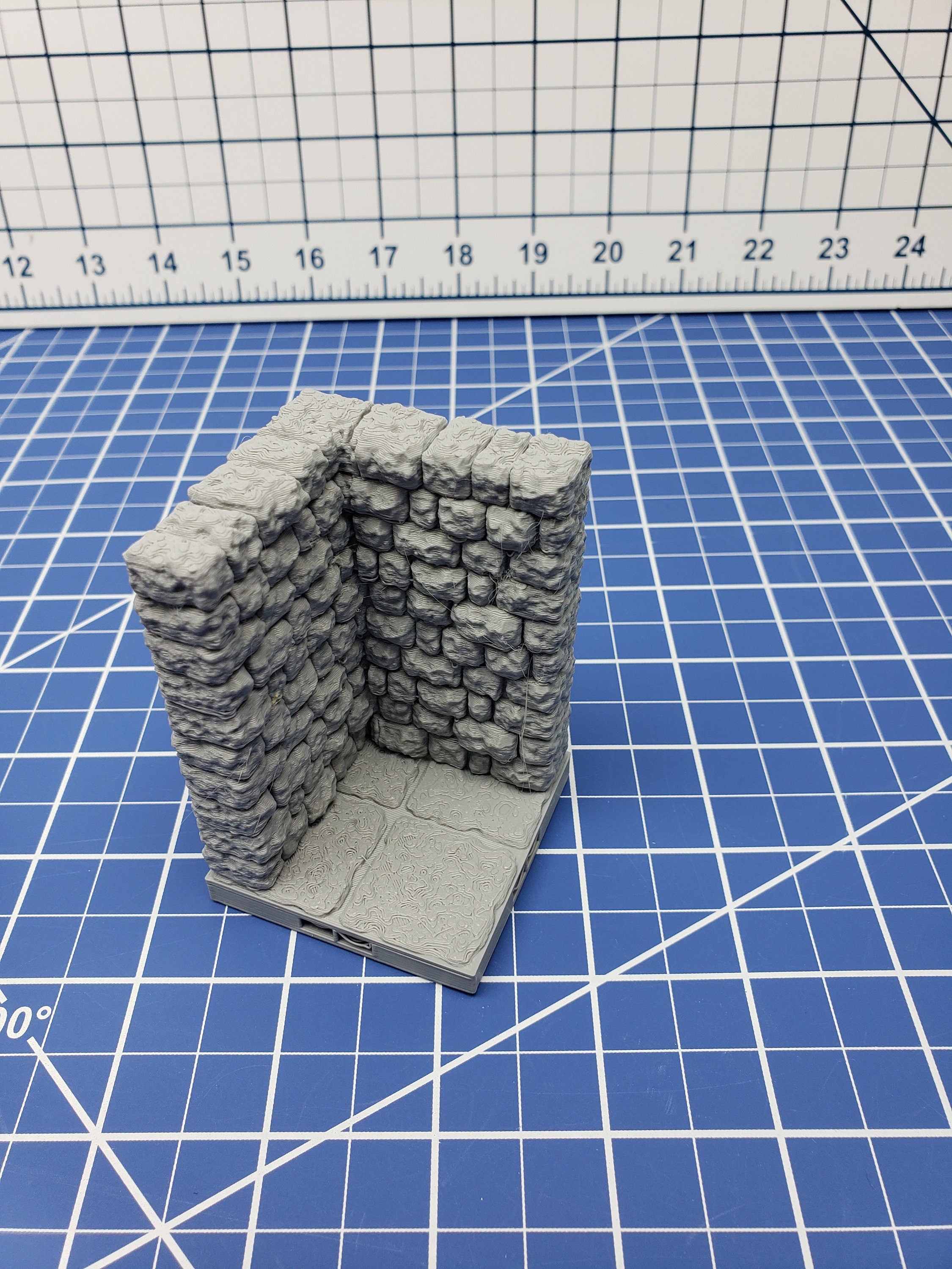 Keep Style - 3" Wall Tiles- DragonLock - DND - Pathfinder - RPG - Dungeon & Dragons - 28 mm / 1" - Terrain - Fat Dragon Games