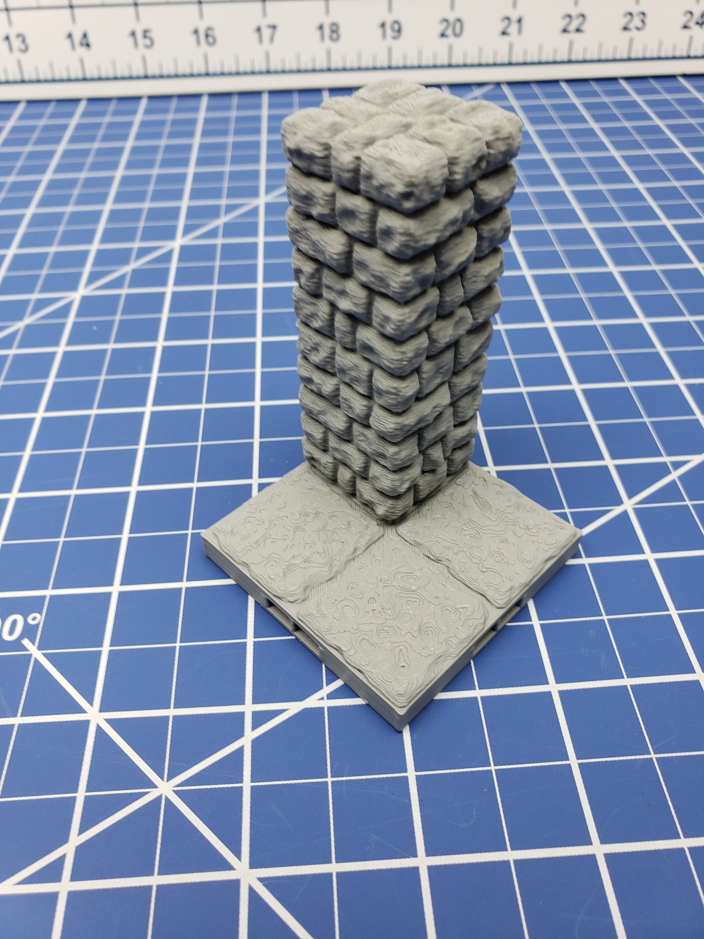 Keep Style - 3" Wall Tiles- DragonLock - DND - Pathfinder - RPG - Dungeon & Dragons - 28 mm / 1" - Terrain - Fat Dragon Games