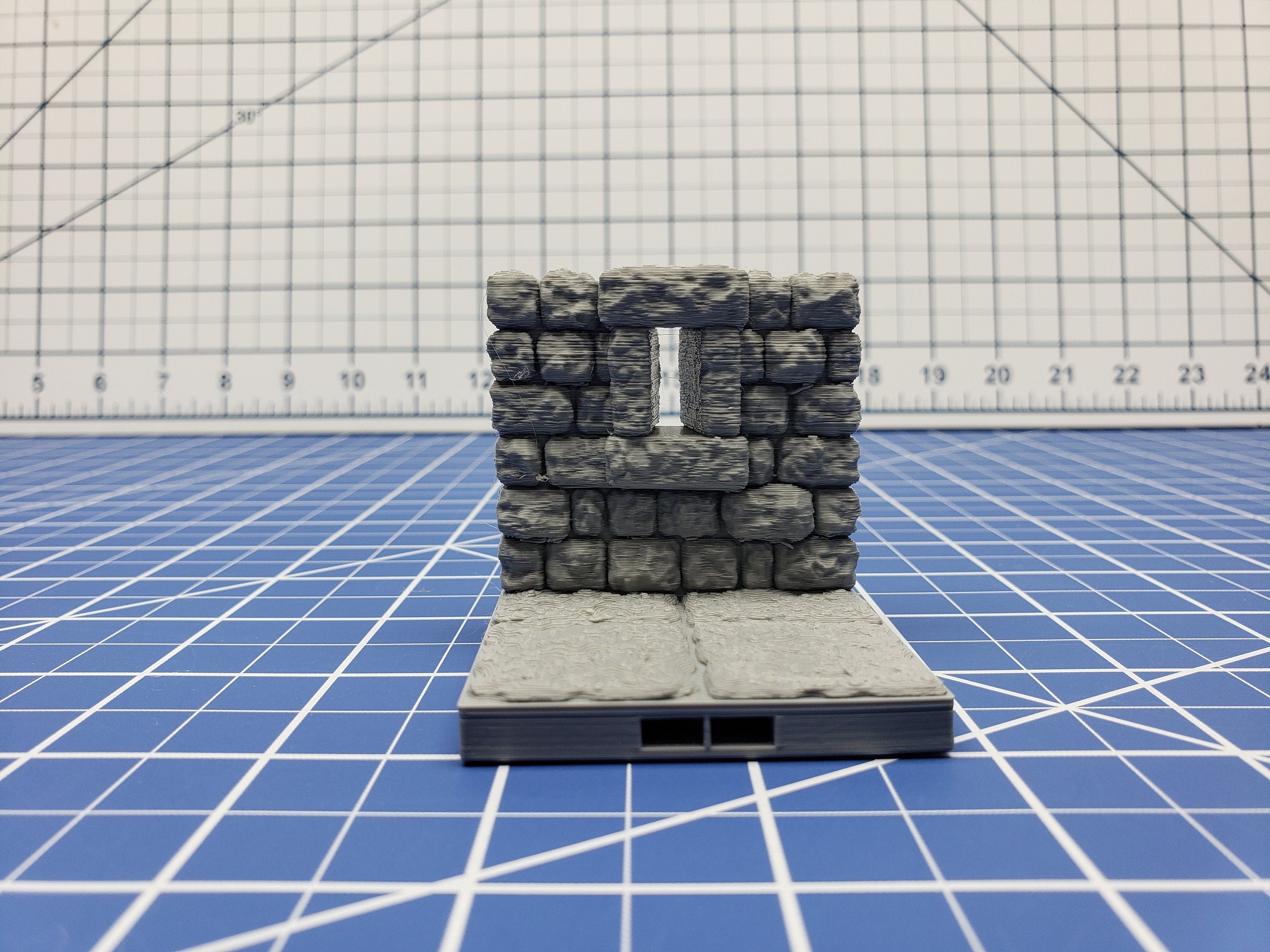 Keep Style - 2" Wall Tiles- DragonLock - DND - Pathfinder - RPG - Dungeon & Dragons - 28 mm / 1" - Terrain - Fat Dragon Games