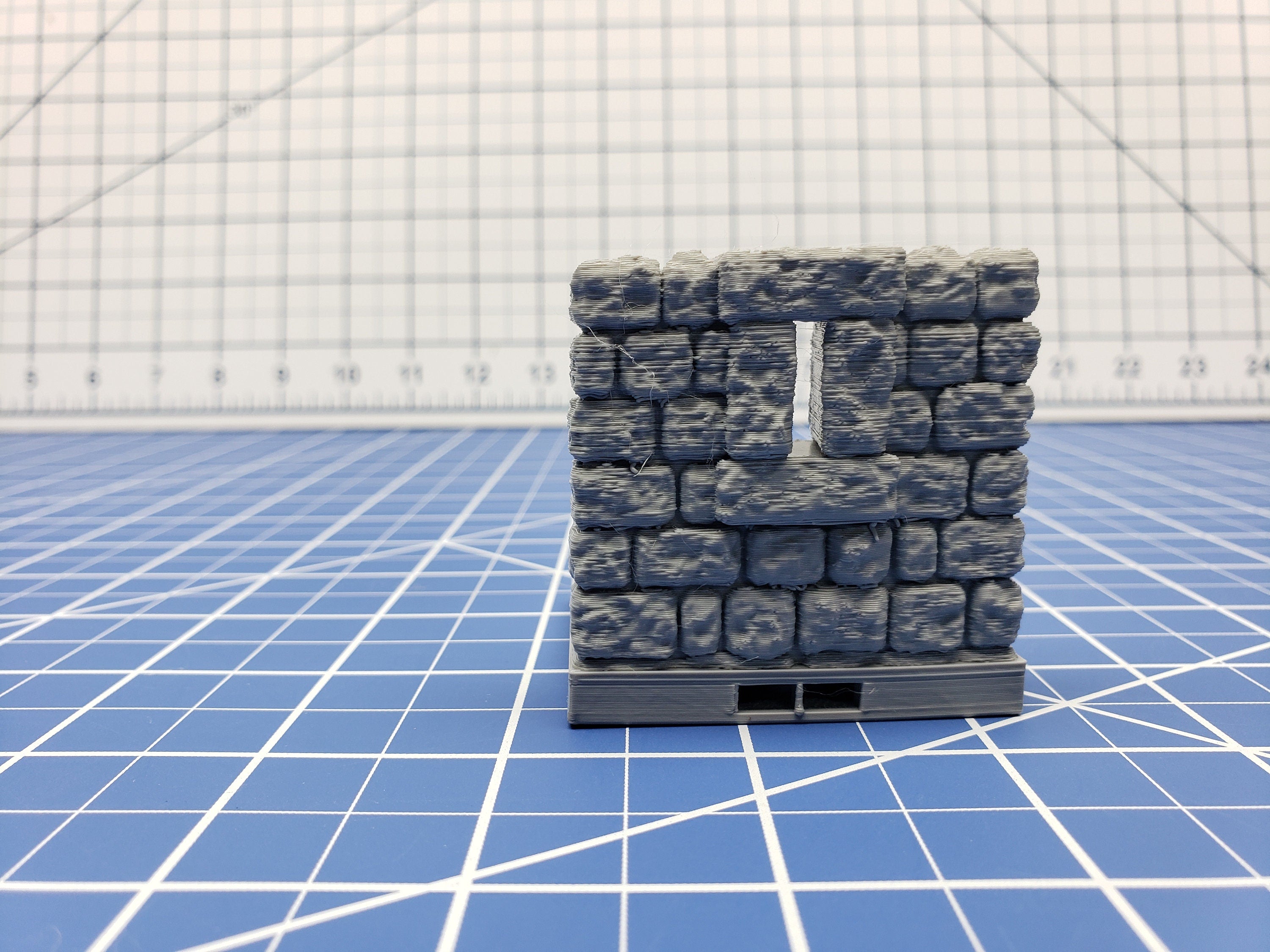 Keep Style - 2" Wall Tiles- DragonLock - DND - Pathfinder - RPG - Dungeon & Dragons - 28 mm / 1" - Terrain - Fat Dragon Games