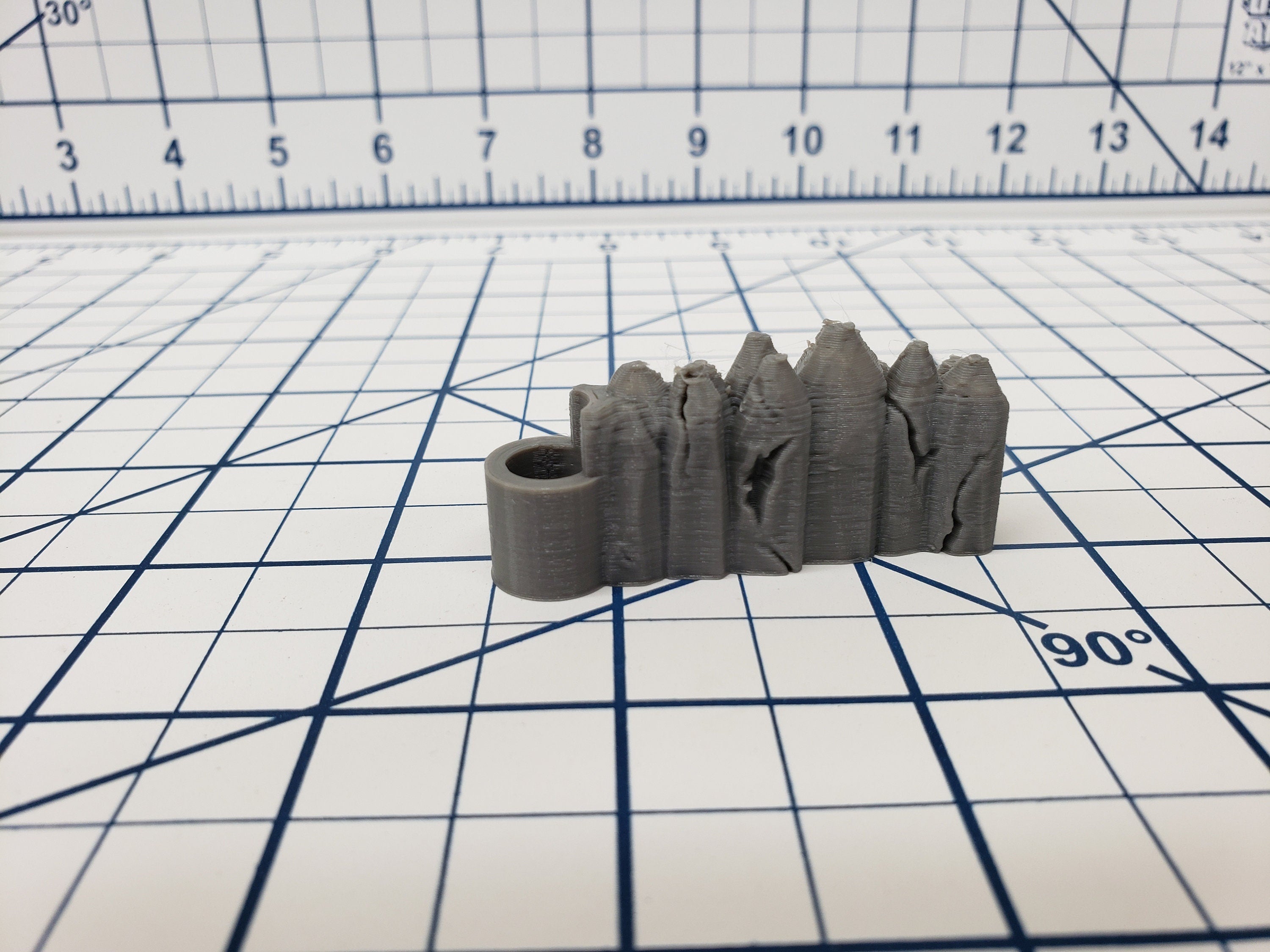 DungeonSticks - Jagged Caverns Rocky Deluxe Set 50 Tiles! - DND - Pathfinder - Dungeons & Dragons - Terrain - RPG - Tabletop - 28 mm / 1"