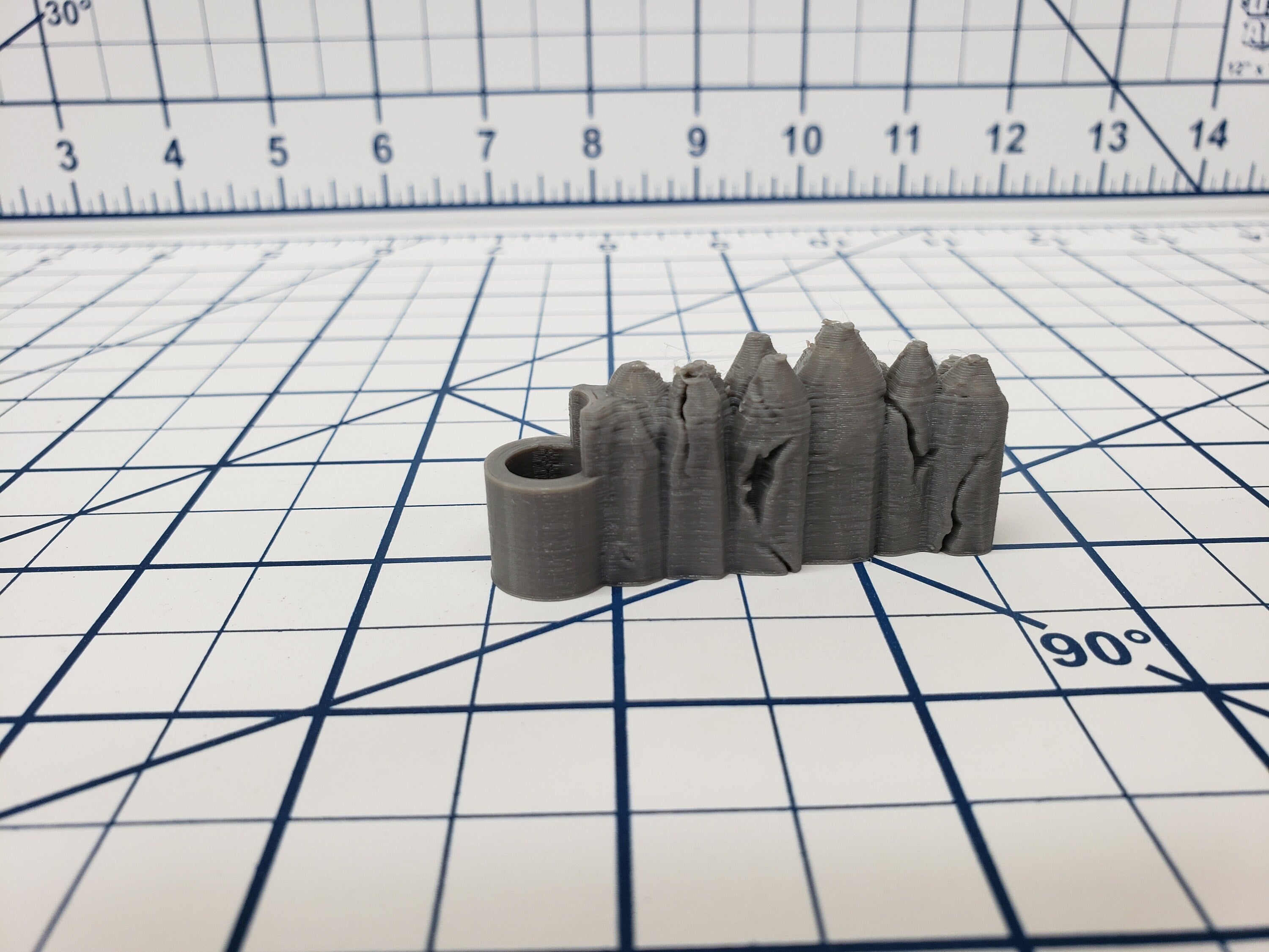 DungeonSticks - Jagged Caverns Rocky Premium Set 100 Tiles! - DND - Pathfinder - Dungeons & Dragons - Terrain - RPG - Tabletop - 28 mm / 1"