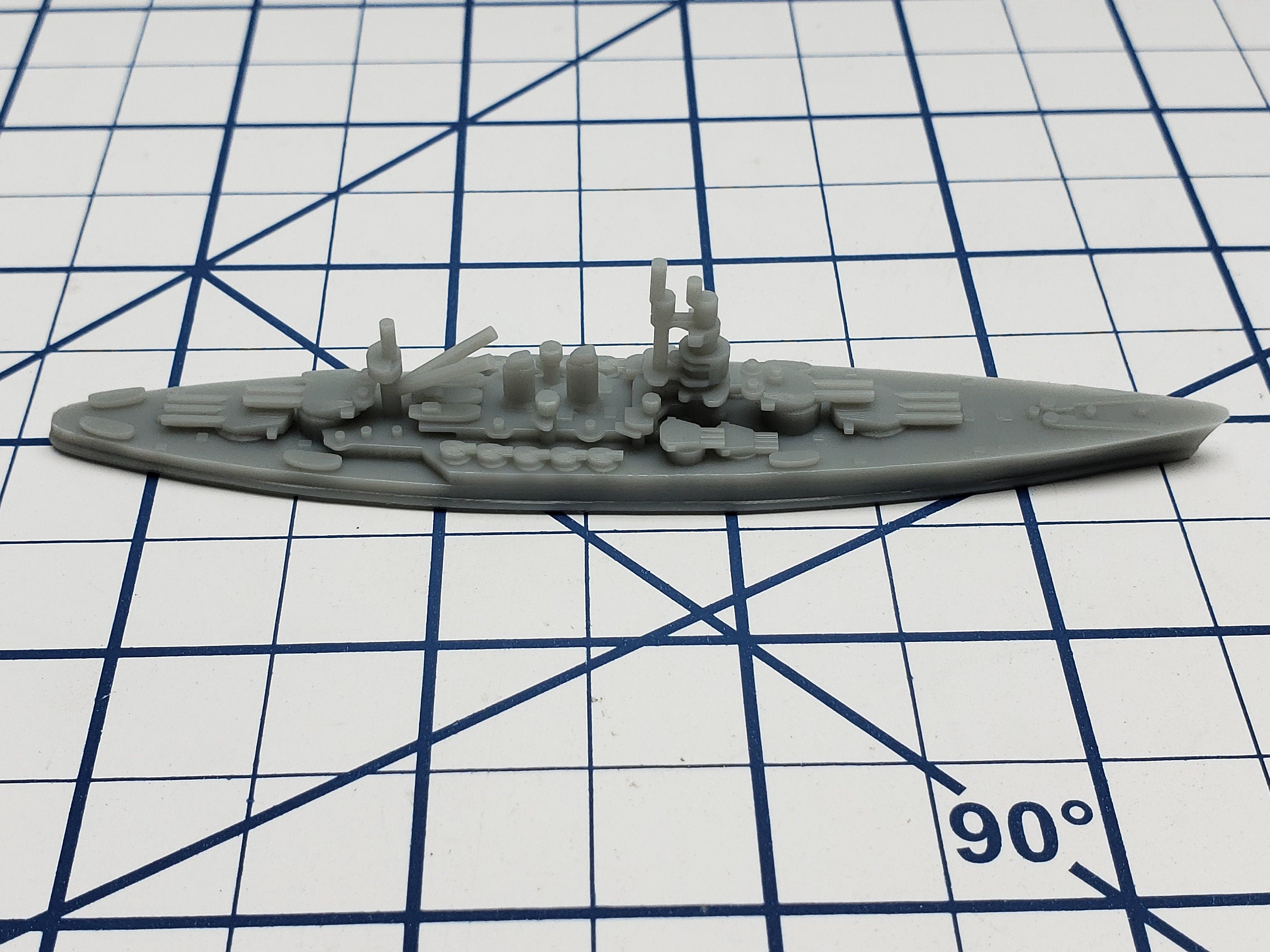Battleship - Andrea Doria - Italian Navy - Wargaming - Axis and Allies - Naval Miniature - Tabletop Games - Warships