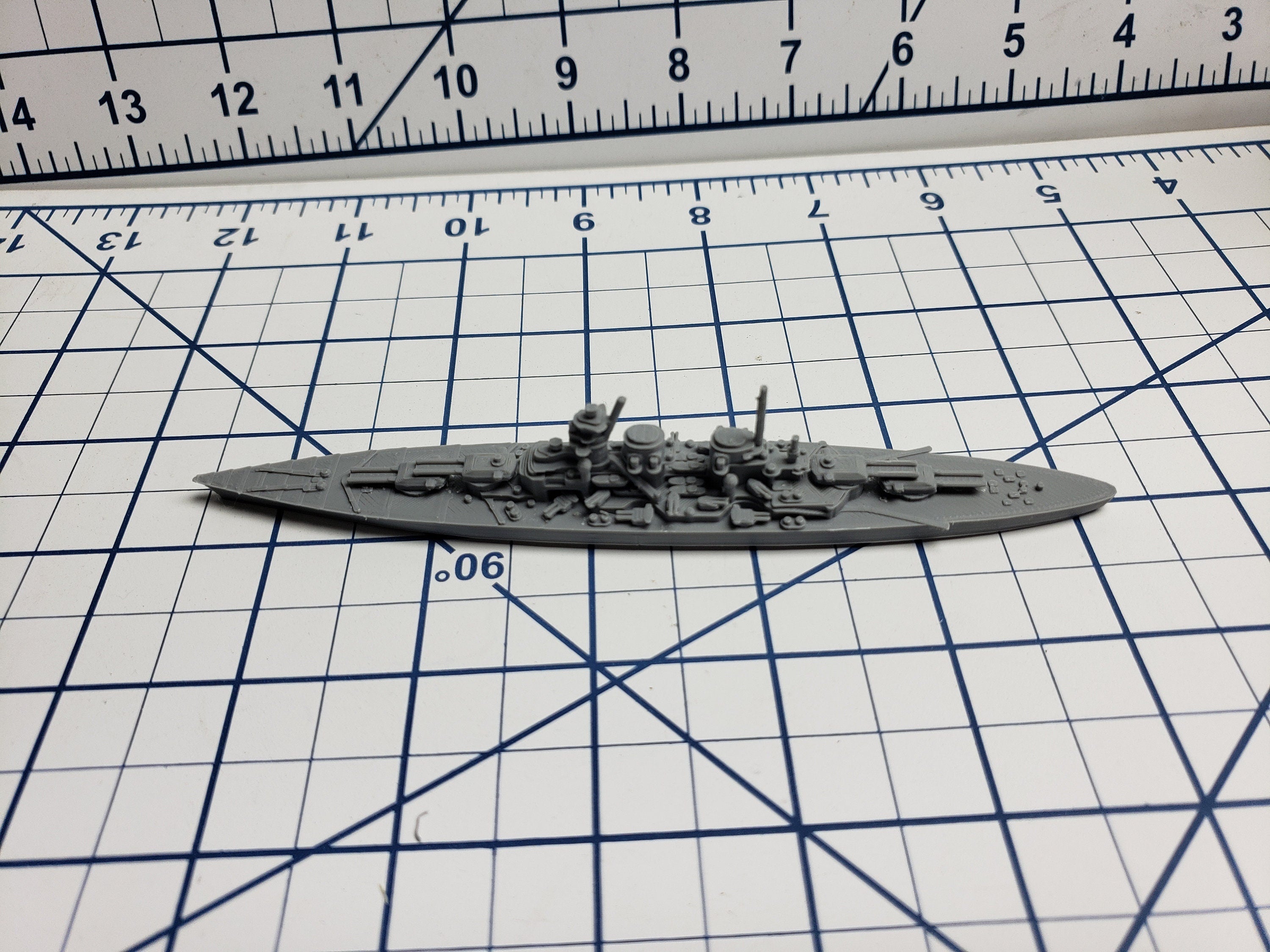 Battleship - H-39 - Twin - German Navy - Wargaming - Axis and Allies - Naval Miniature - US Navy - Tabletop - Warships