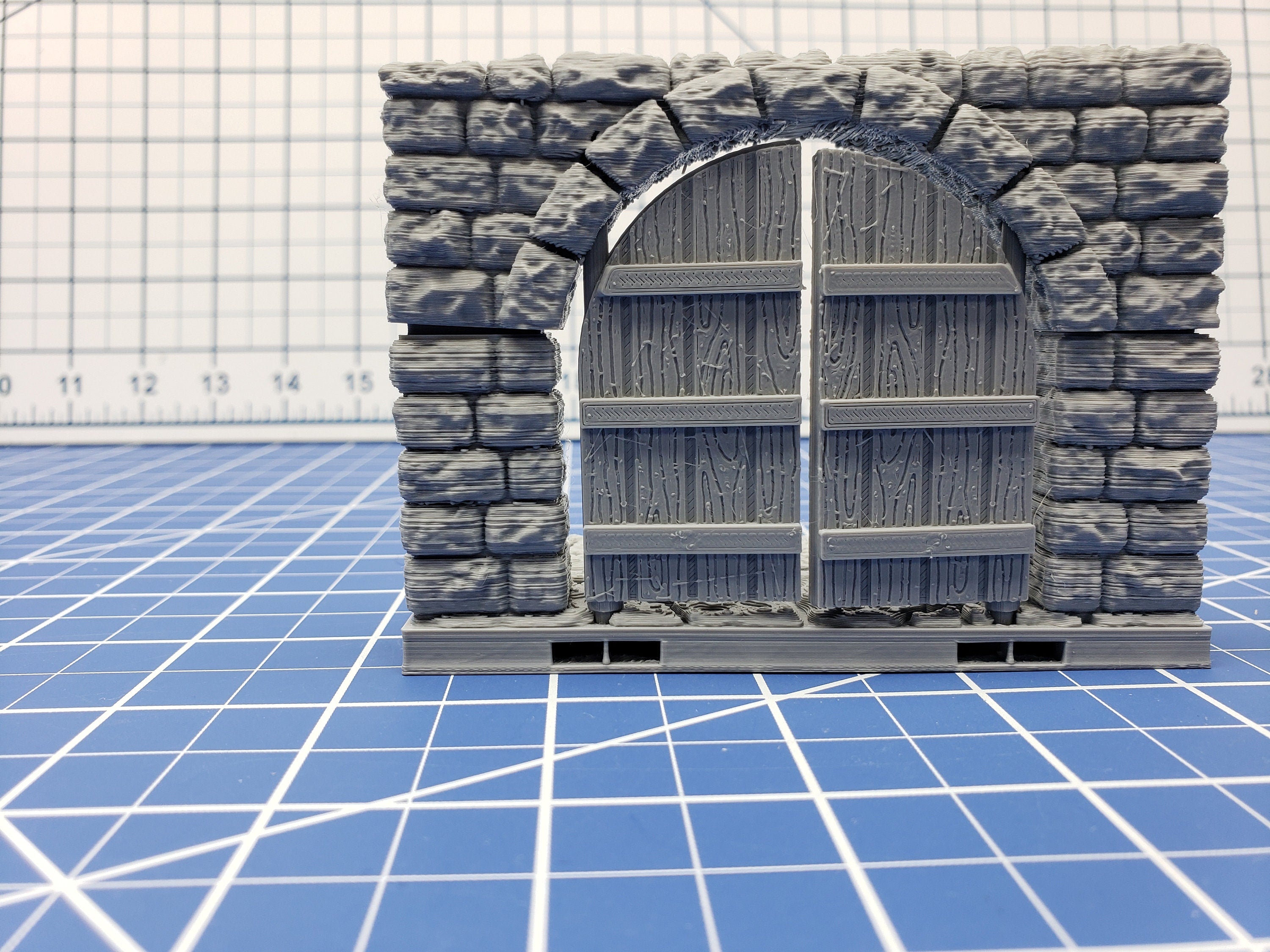 Keep Style - Entry Tiles- DragonLock - DND - Pathfinder - RPG - Dungeon & Dragons - 28 mm / 1" - Terrain - Fat Dragon Games
