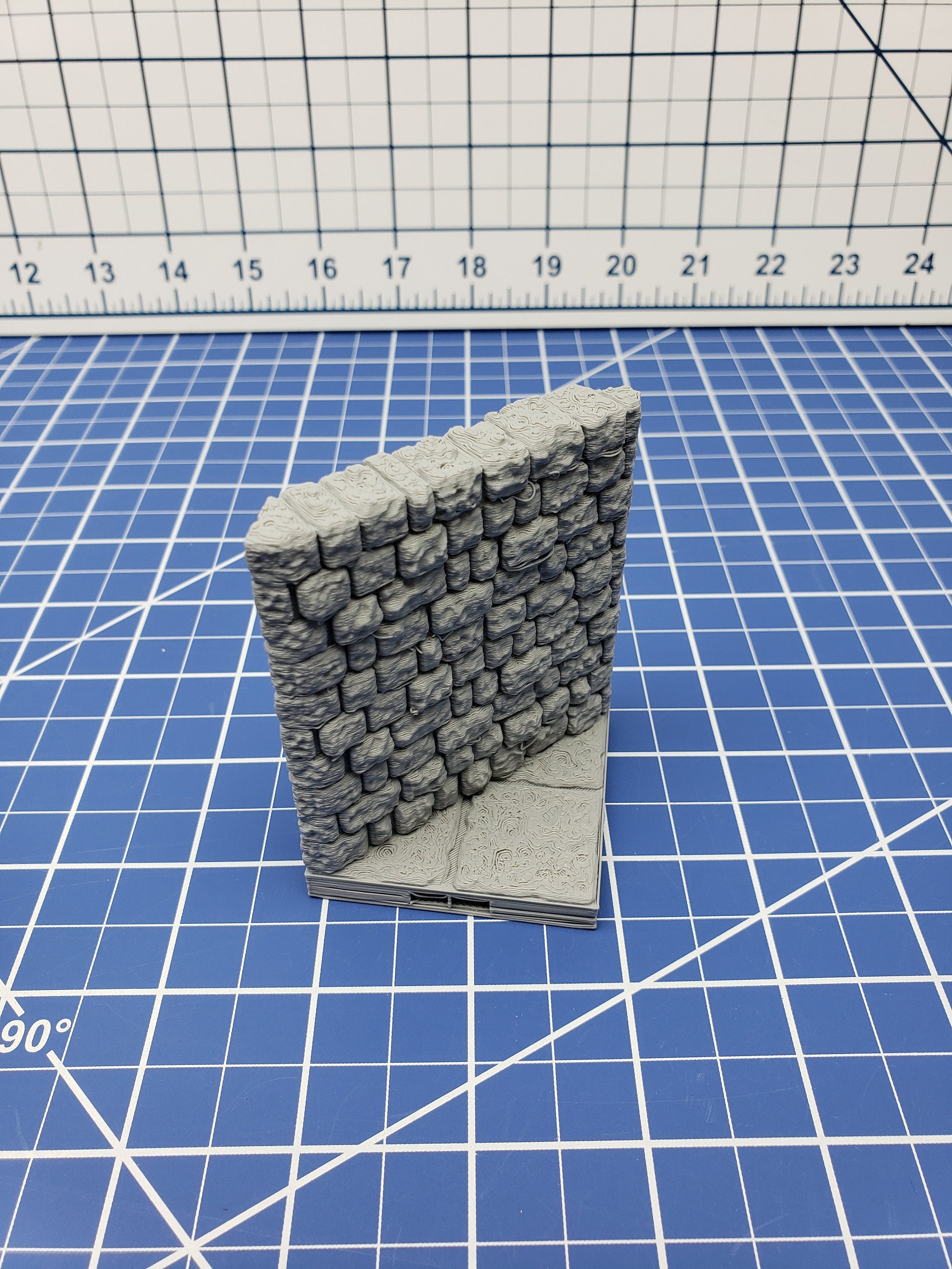 Keep Style - 3" Wall Tiles- DragonLock - DND - Pathfinder - RPG - Dungeon & Dragons - 28 mm / 1" - Terrain - Fat Dragon Games