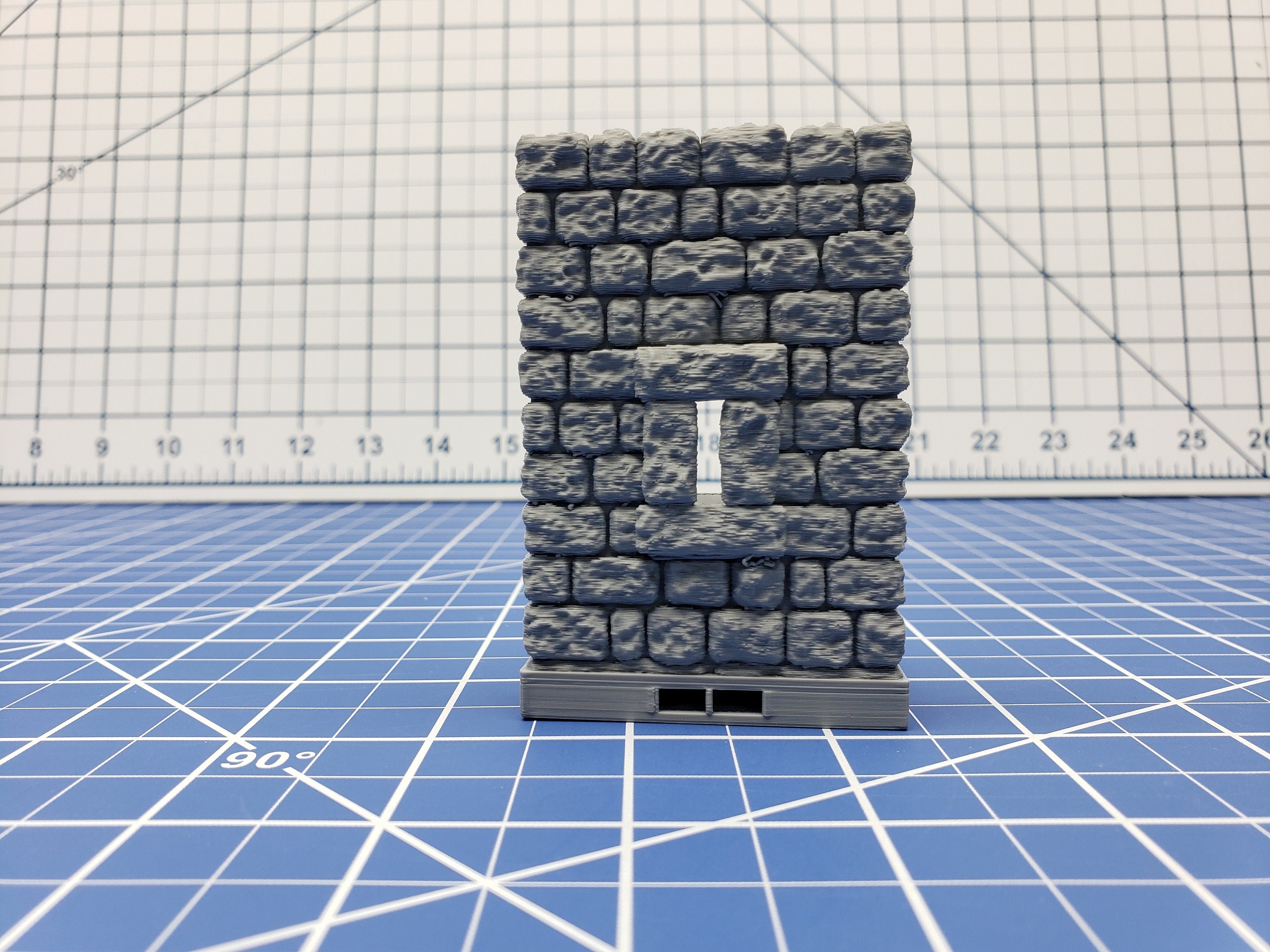 Keep Style - 3" Wall Tiles- DragonLock - DND - Pathfinder - RPG - Dungeon & Dragons - 28 mm / 1" - Terrain - Fat Dragon Games