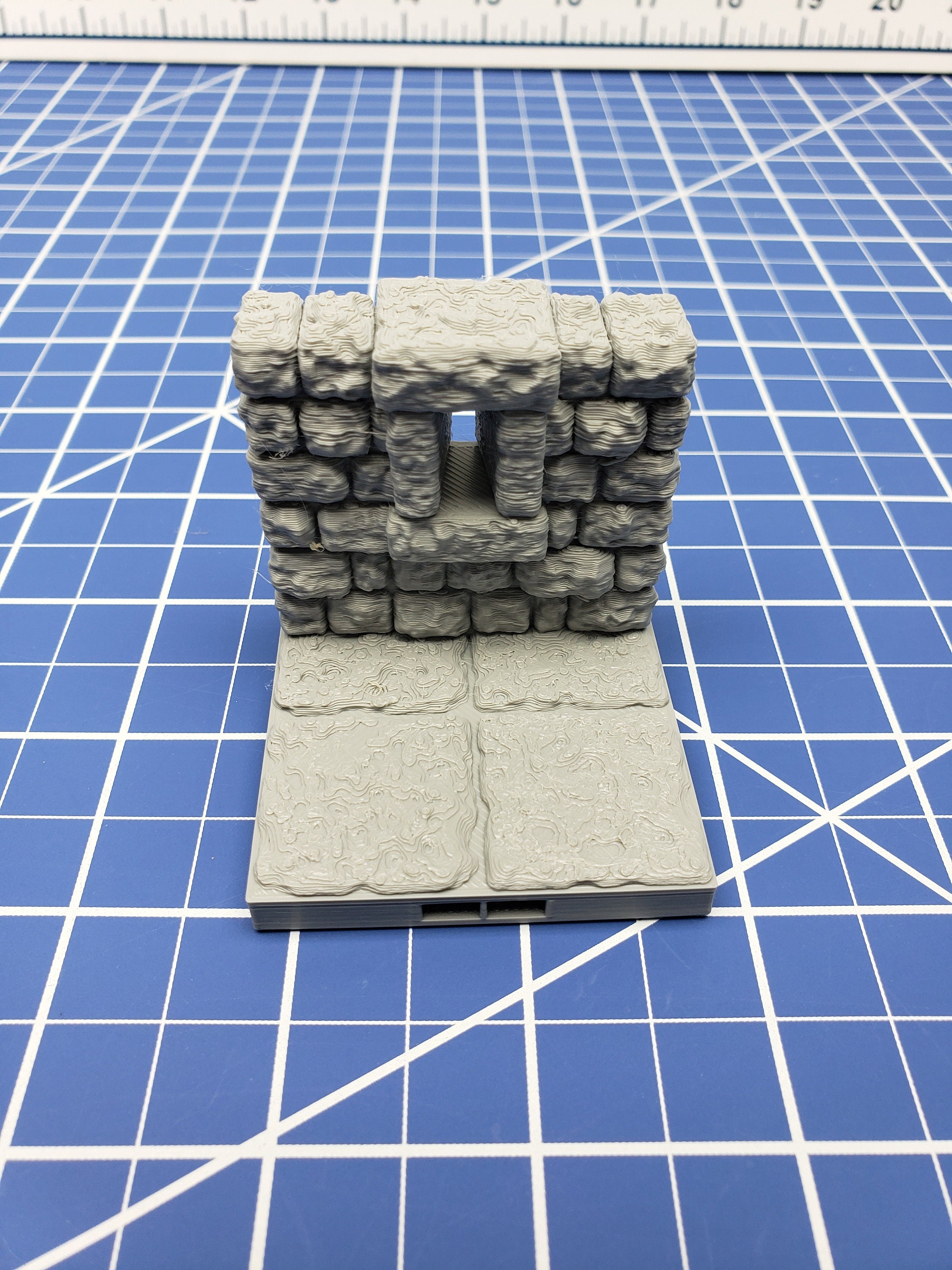 Keep Style - 2" Wall Tiles- DragonLock - DND - Pathfinder - RPG - Dungeon & Dragons - 28 mm / 1" - Terrain - Fat Dragon Games