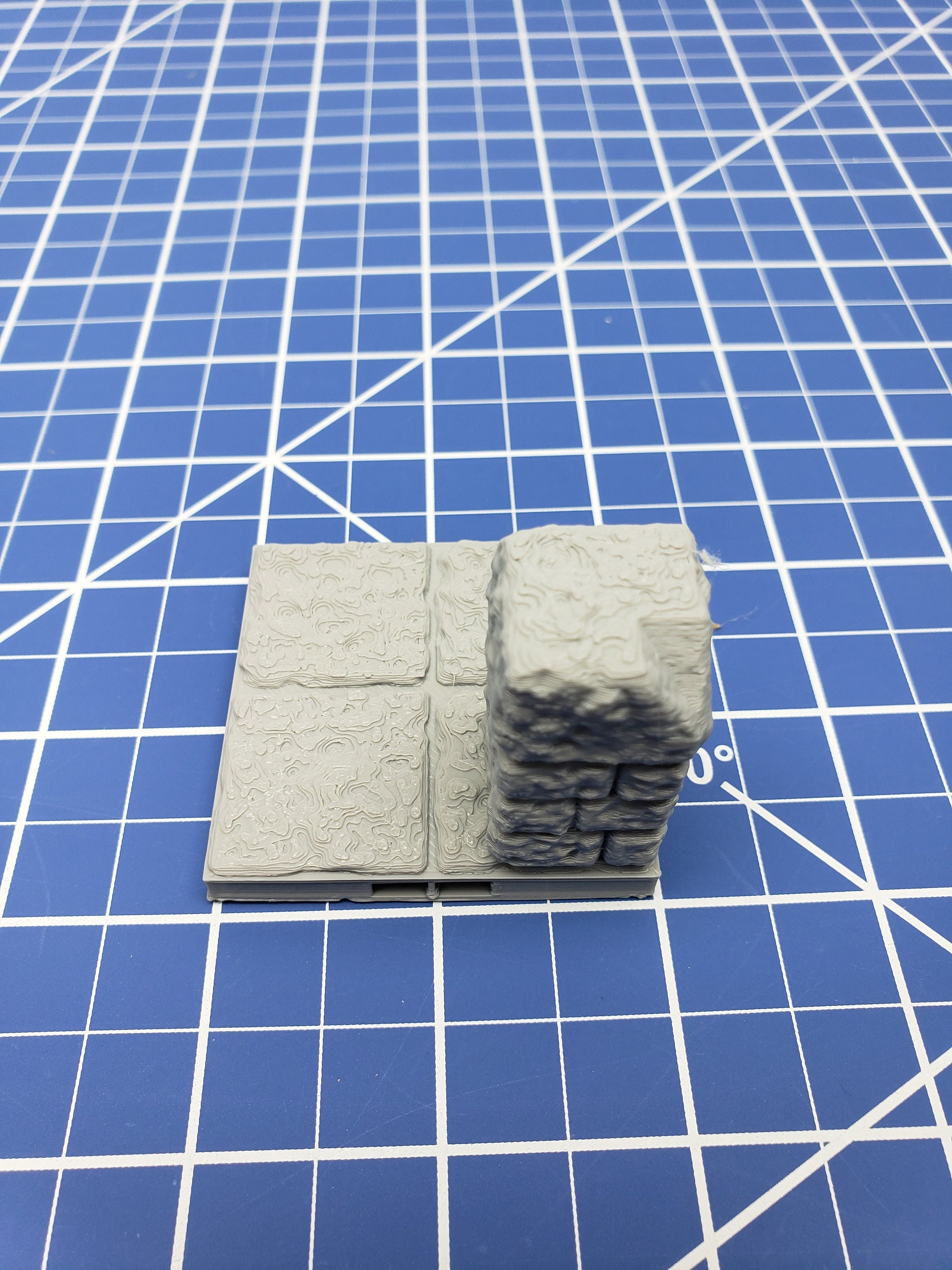 Keep Style - 2" Wall Tiles- DragonLock - DND - Pathfinder - RPG - Dungeon & Dragons - 28 mm / 1" - Terrain - Fat Dragon Games
