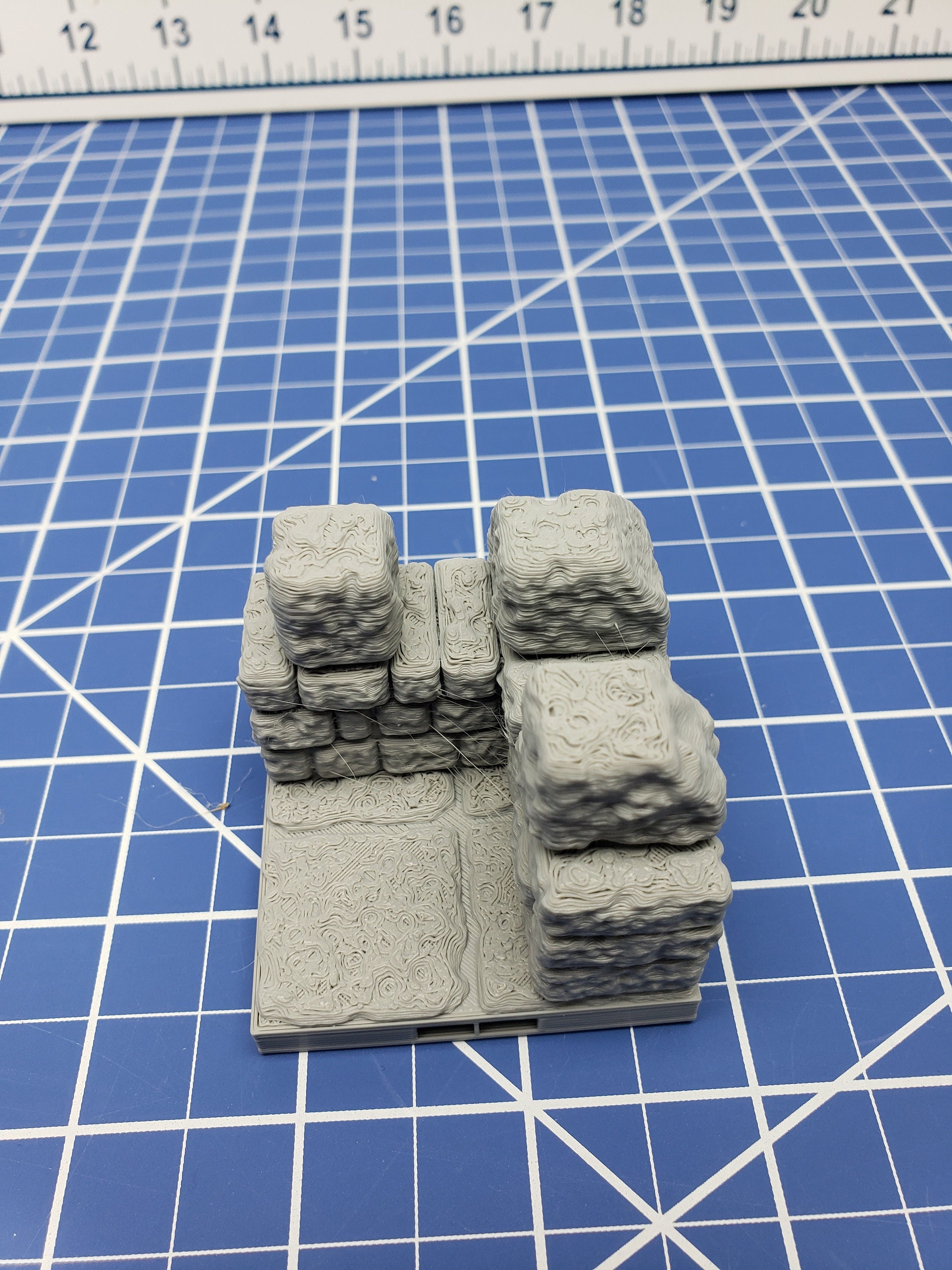 Keep Style - 2" Wall Tiles- DragonLock - DND - Pathfinder - RPG - Dungeon & Dragons - 28 mm / 1" - Terrain - Fat Dragon Games