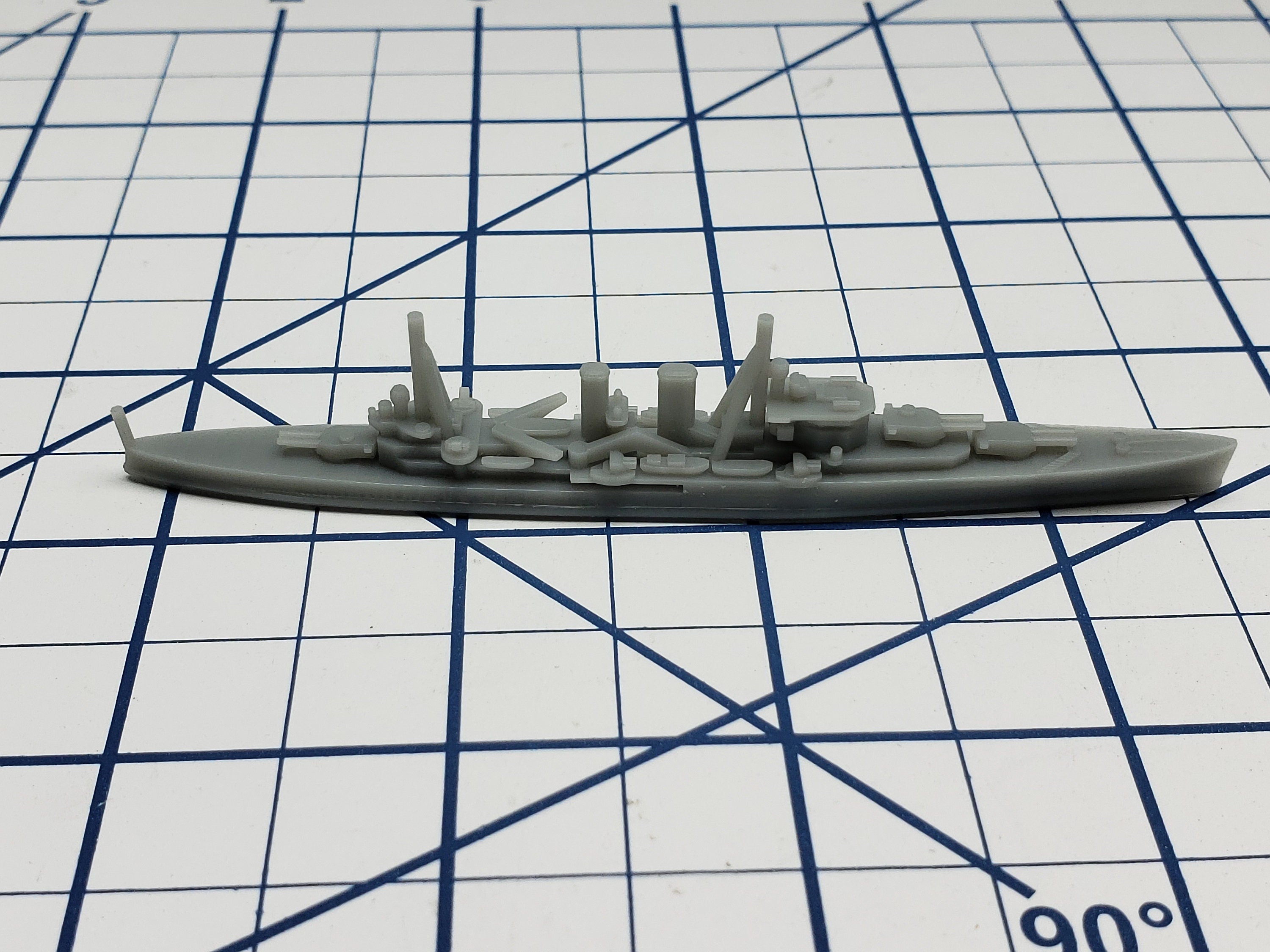 Cruiser - Exeter - Royal Navy - Wargaming - Axis and Allies - Naval Miniature - Tabletop Games - Warships