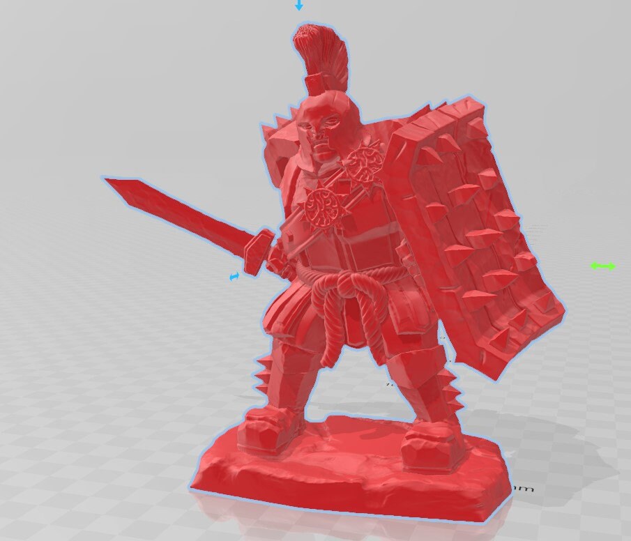 Fire Giant Mini - DND - Pathfinder - Dungeons & Dragons - RPG - Tabletop - Role Playing Game - Miniature - 28 mm