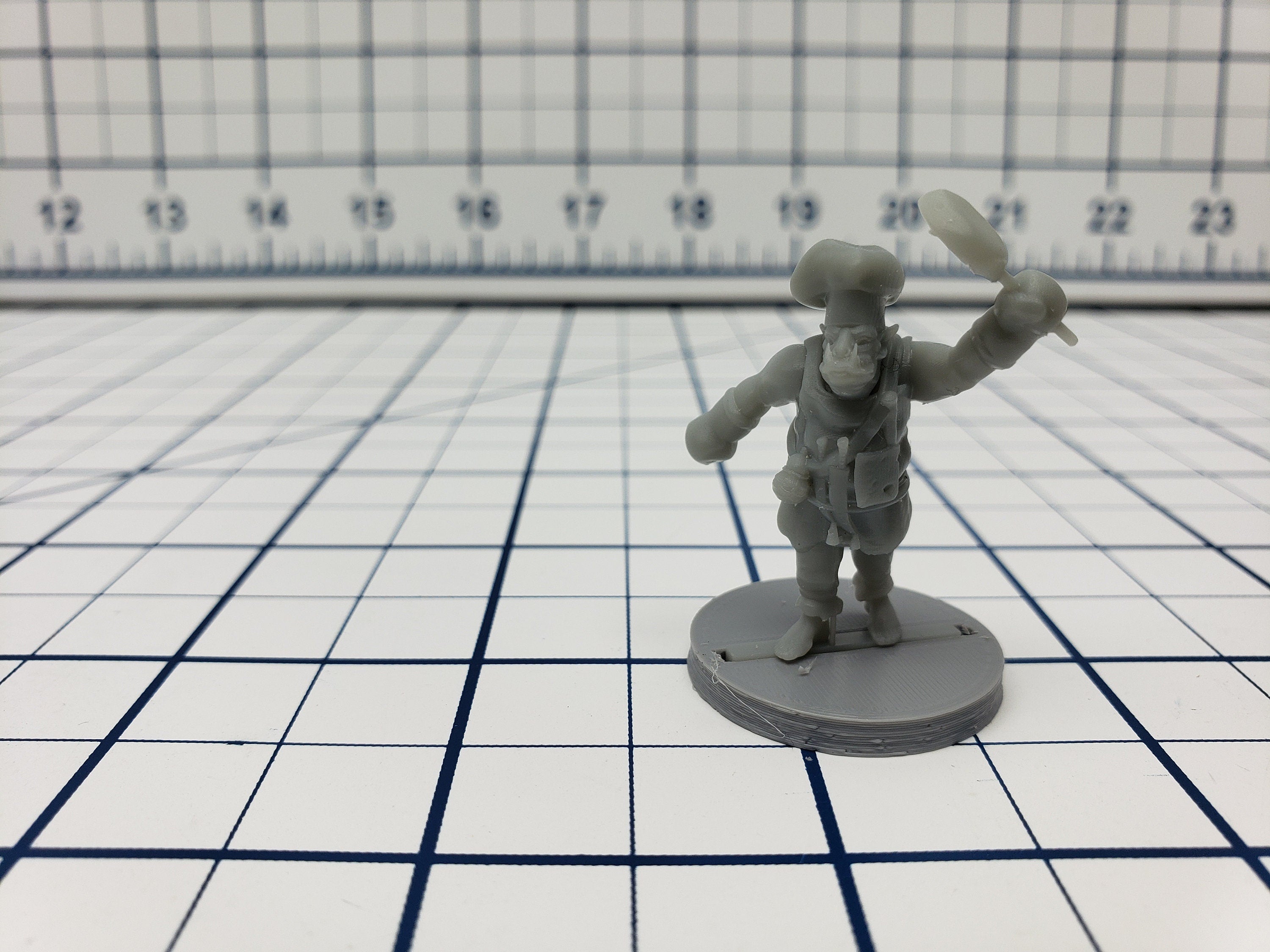 Orc Minis - Thug Captain and Auxiliaries - Slottabase - DND - Pathfinder - Dungeons & Dragons - RPG - Tabletop - Role Playing Game - 28 mm
