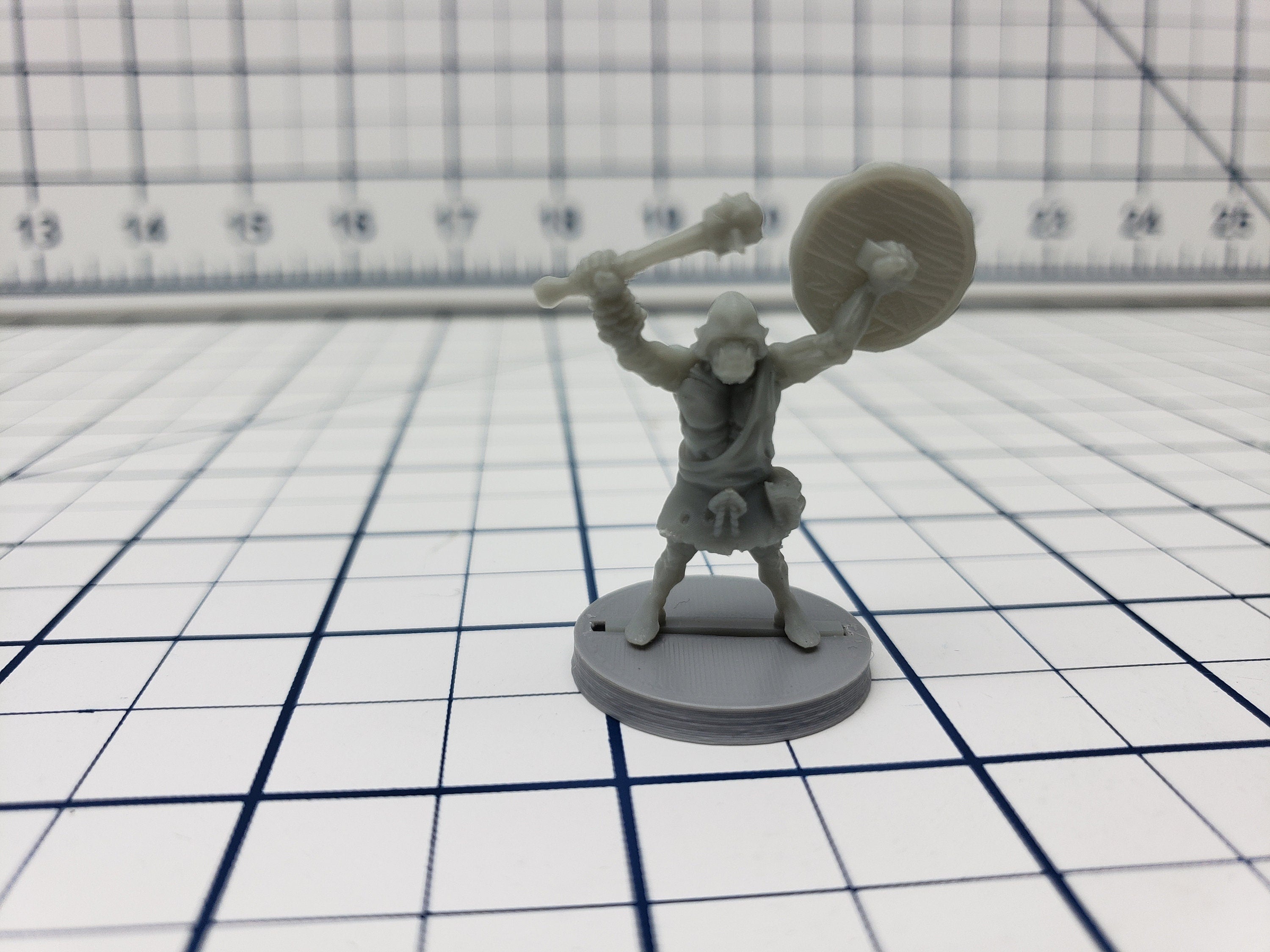 Orc Minis - Shield Fighters - Slottabase - DND - Pathfinder - Dungeons & Dragons - RPG - Tabletop - Role Playing Game - Miniatures - 28 mm