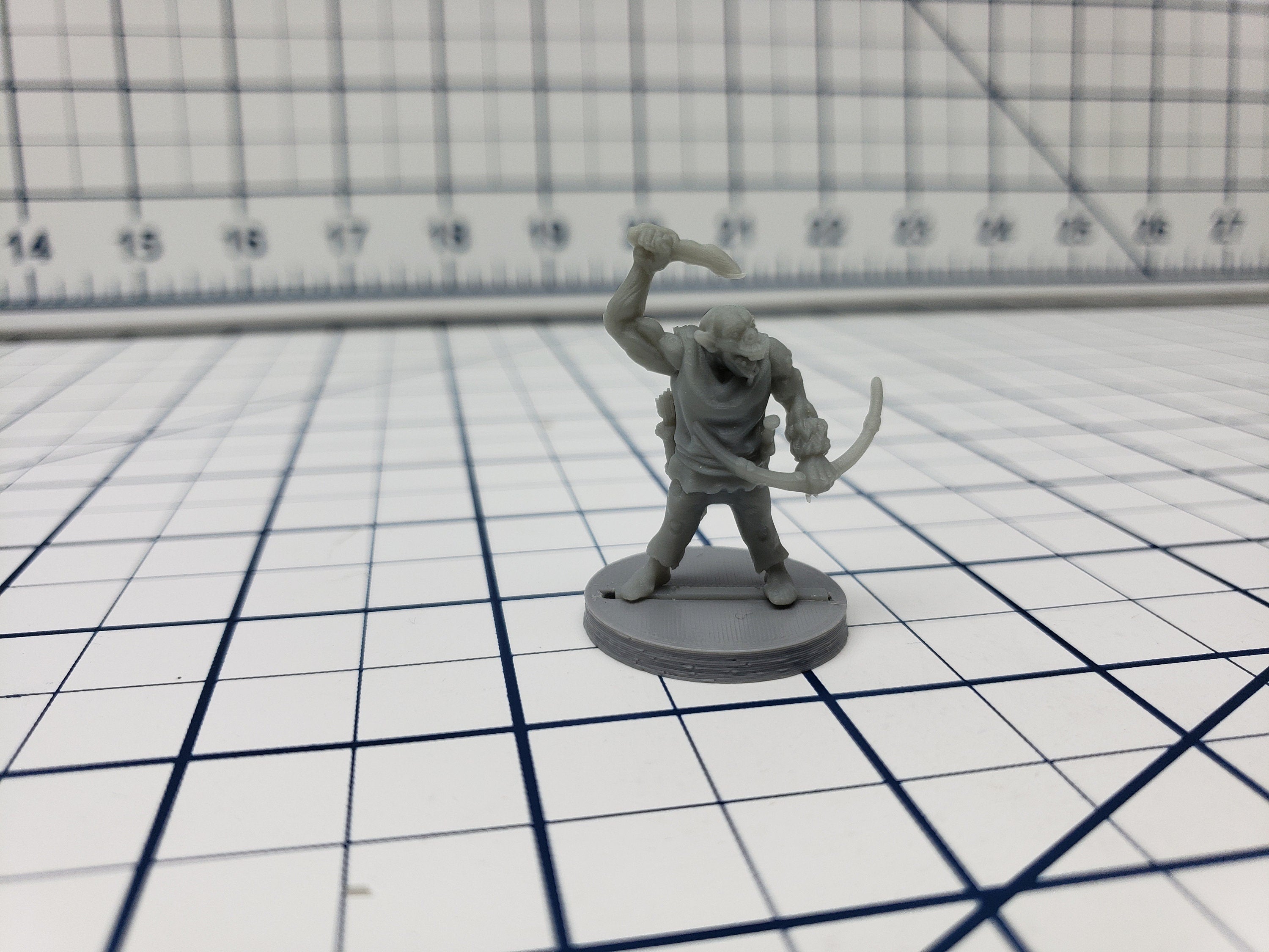 Orc Minis - Archers - Slottabase - DND - Pathfinder - Dungeons & Dragons - RPG - Tabletop - Role Playing Game - Miniatures - 28 mm
