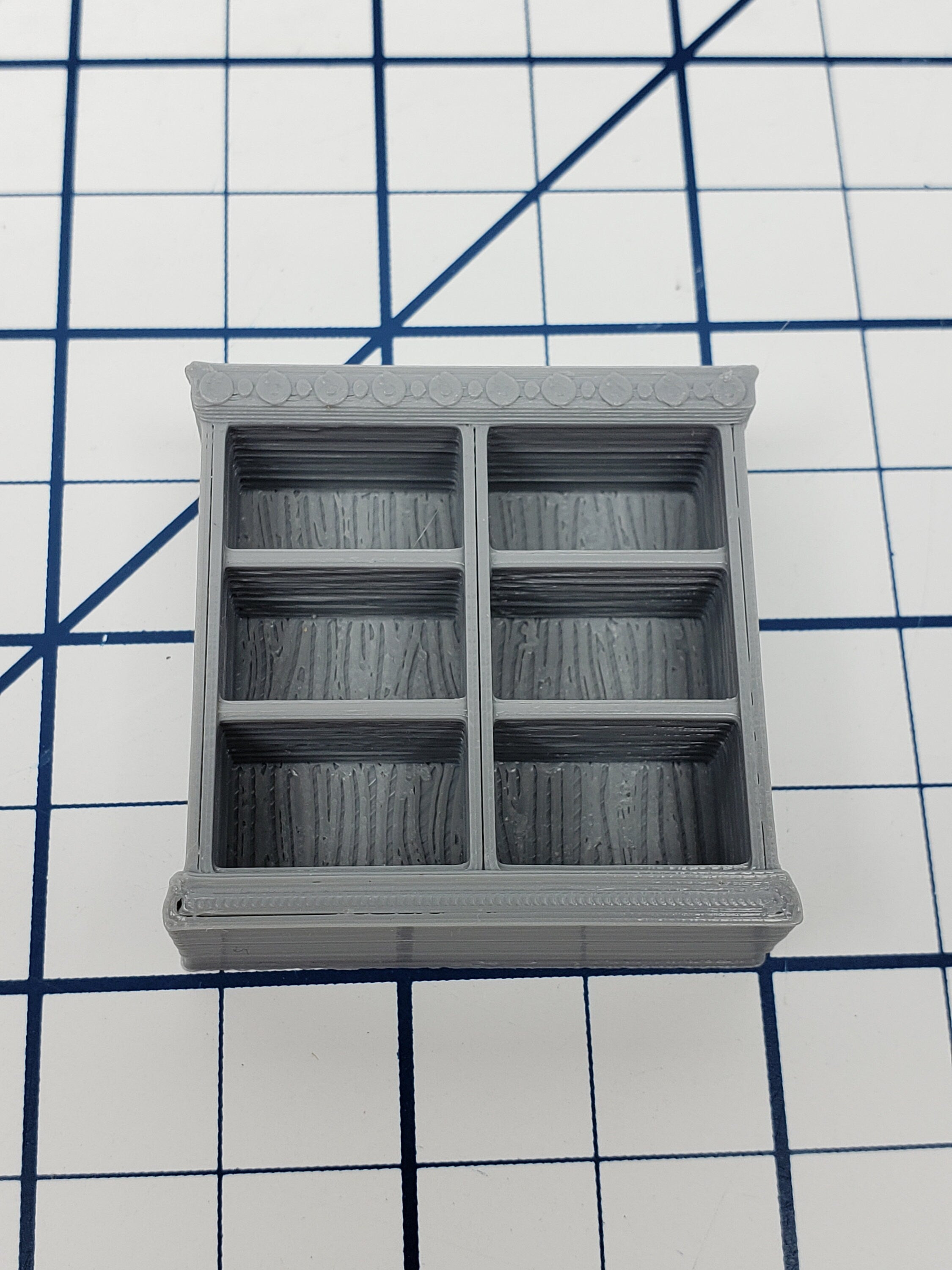 Bookcase Decorative Crown Molding - Dragonshire - Fat Dragon Games - DND - Pathfinder - RPG - Terrain - 28 mm / 1" - Dungeon & Dragons