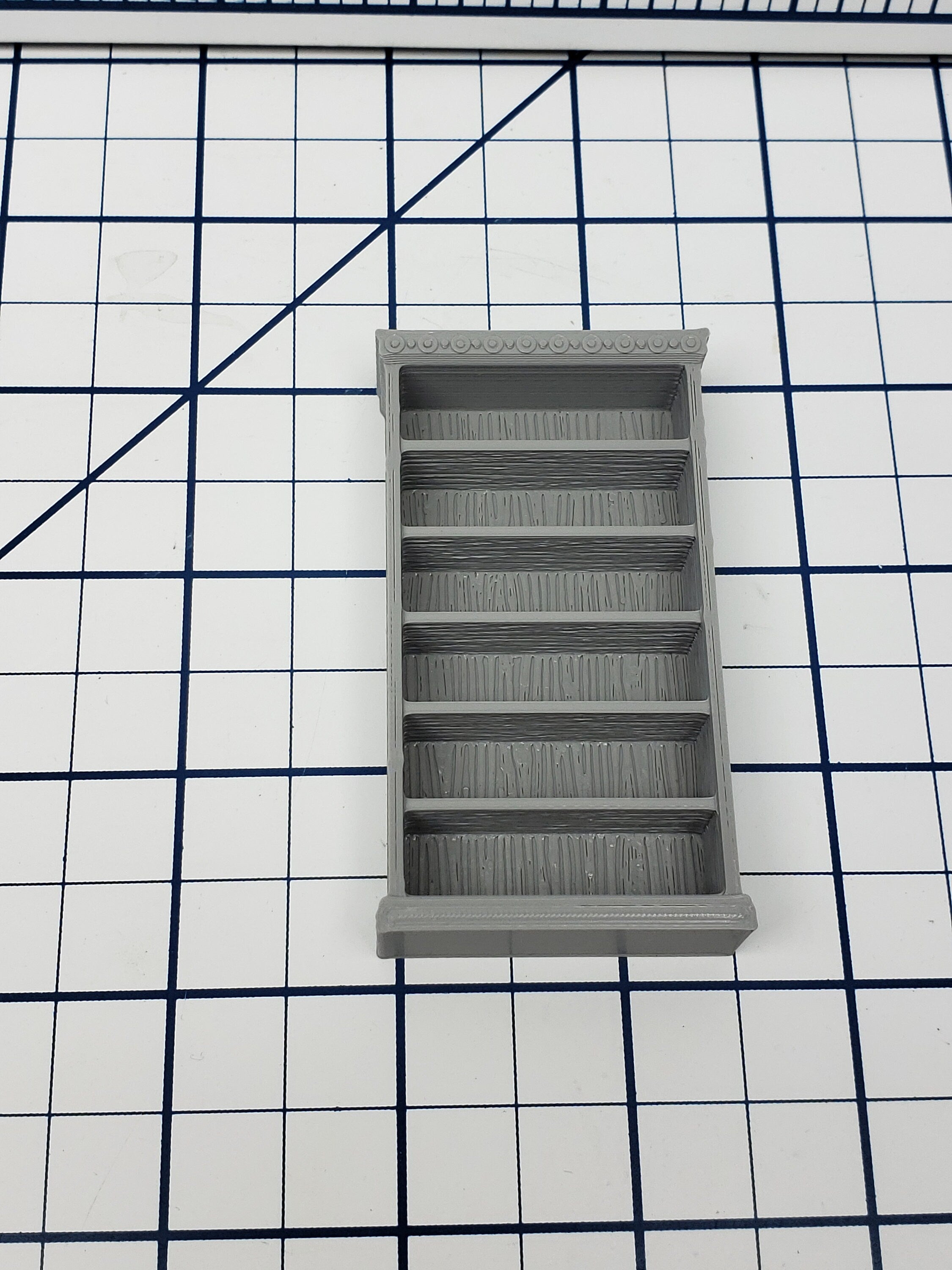 Bookcase Decorative Crown Molding - Dragonshire - Fat Dragon Games - DND - Pathfinder - RPG - Terrain - 28 mm / 1" - Dungeon & Dragons