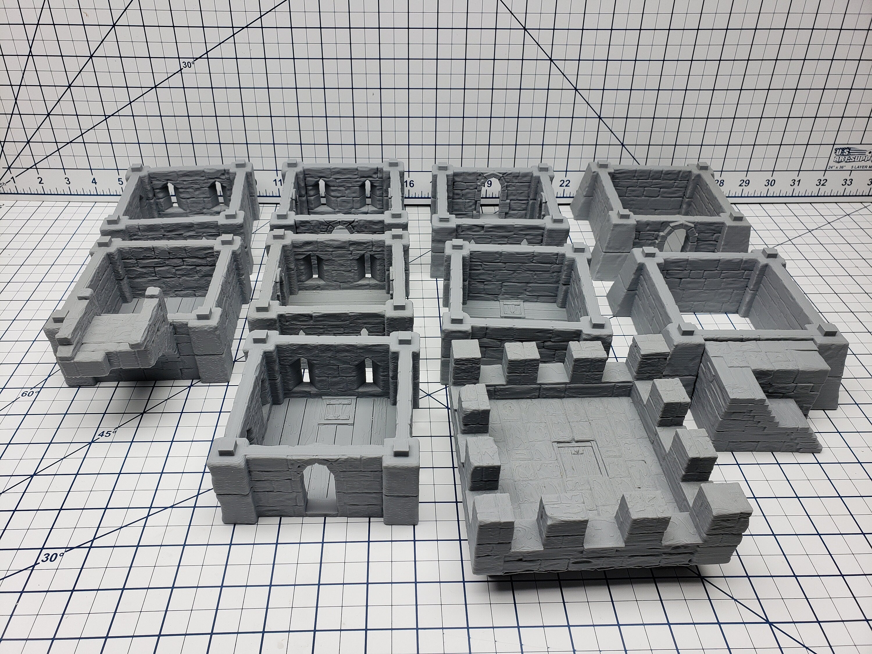 Castle Tower Floors - DND - Dungeons & Dragons - RPG - Pathfinder - Tabletop - TTRPG - Devious Games - 28 mm