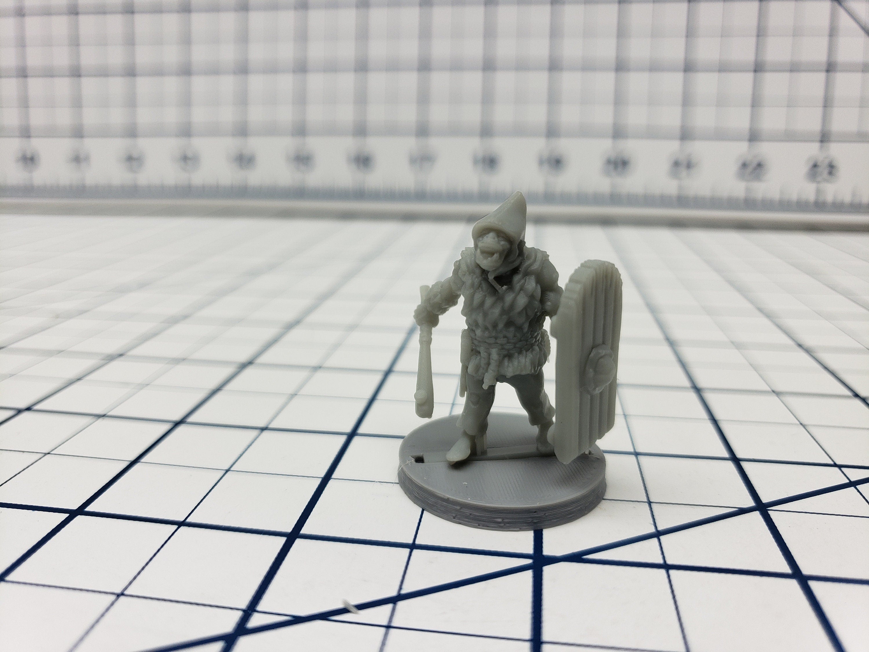 Orc Minis - Shield Fighters - Slottabase - DND - Pathfinder - Dungeons & Dragons - RPG - Tabletop - Role Playing Game - Miniatures - 28 mm