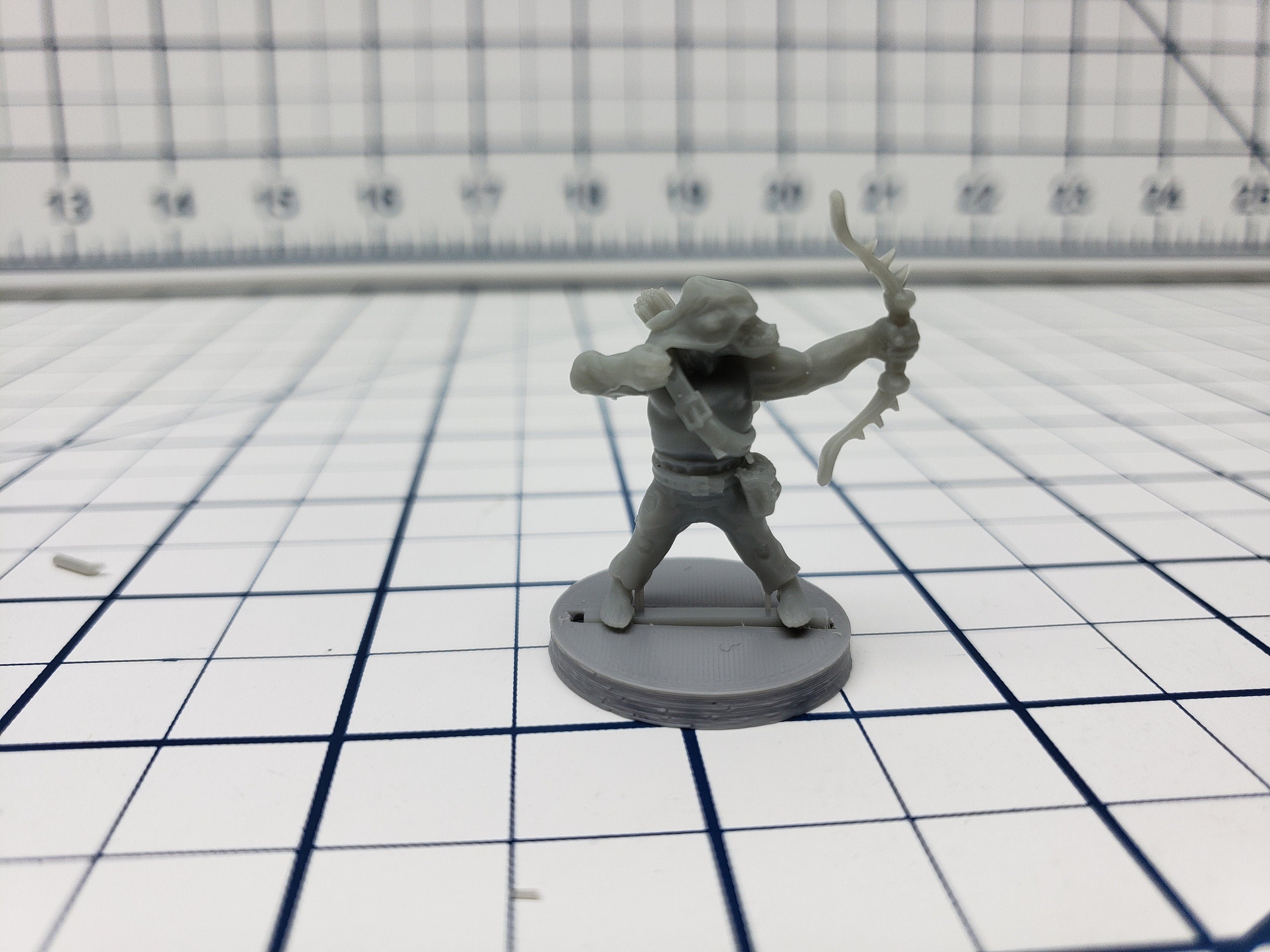 Orc Minis - Archers - Slottabase - DND - Pathfinder - Dungeons & Dragons - RPG - Tabletop - Role Playing Game - Miniatures - 28 mm