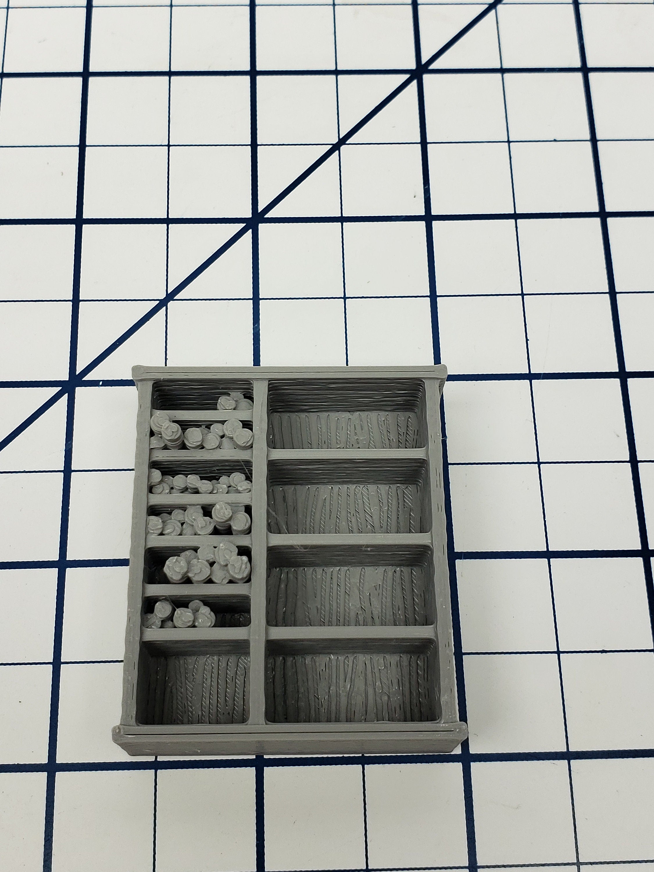 Bookcase with Drawers / Scrolls - Dragonshire - Fat Dragon Games - DND - Pathfinder - RPG - Terrain - 28 mm / 1" - Dungeon & Dragons