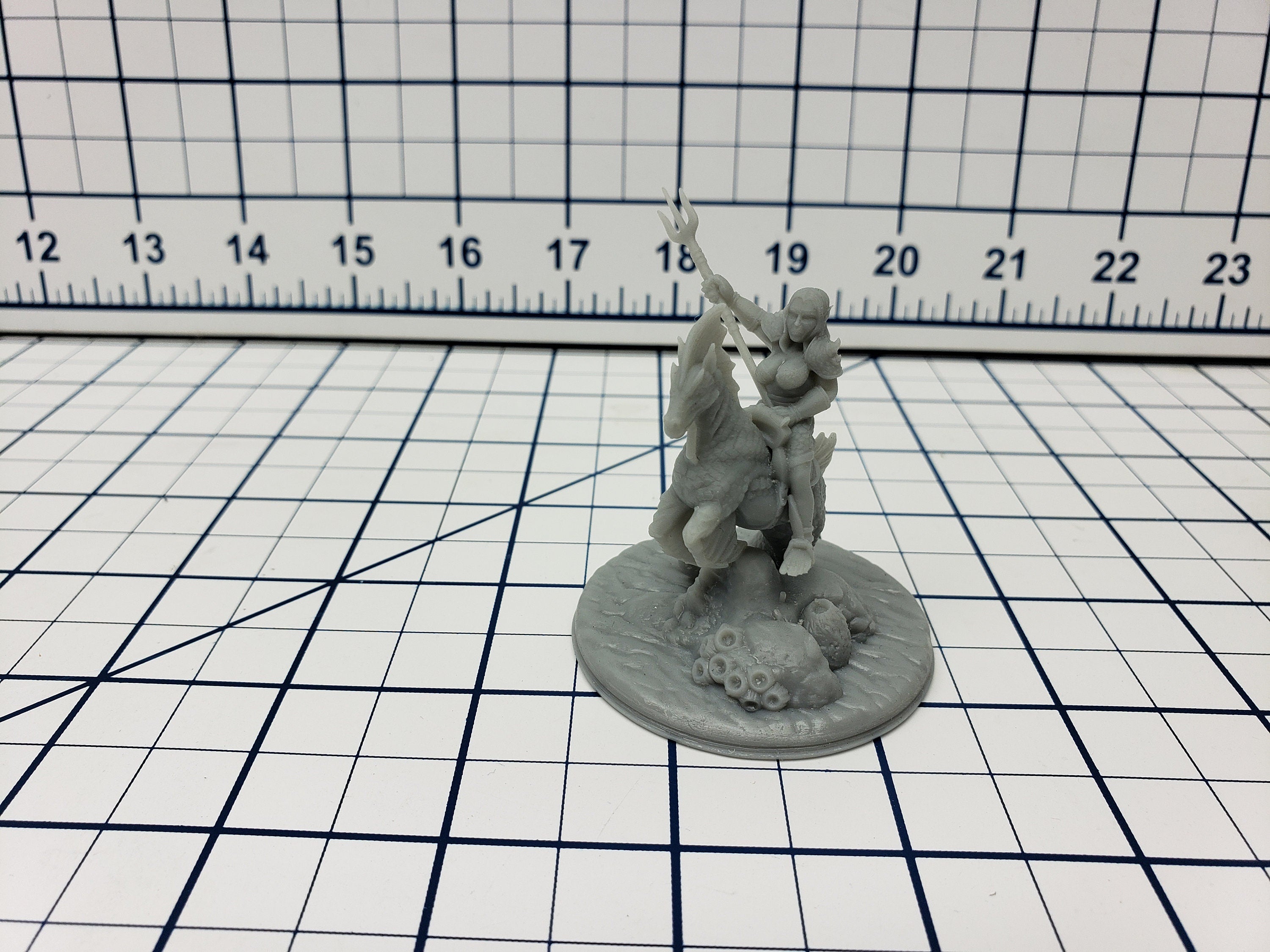 Sea Elves Minis - Savage Atoll - Hero's Hoard - DND - Pathfinder - Dungeons & Dragons - RPG - Tabletop - EC3D - Miniature