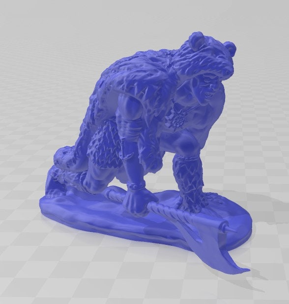 Frost Giant Mini - DND - Pathfinder - Dungeons & Dragons - RPG - Tabletop - Role Playing Game - Miniature - 28 mm