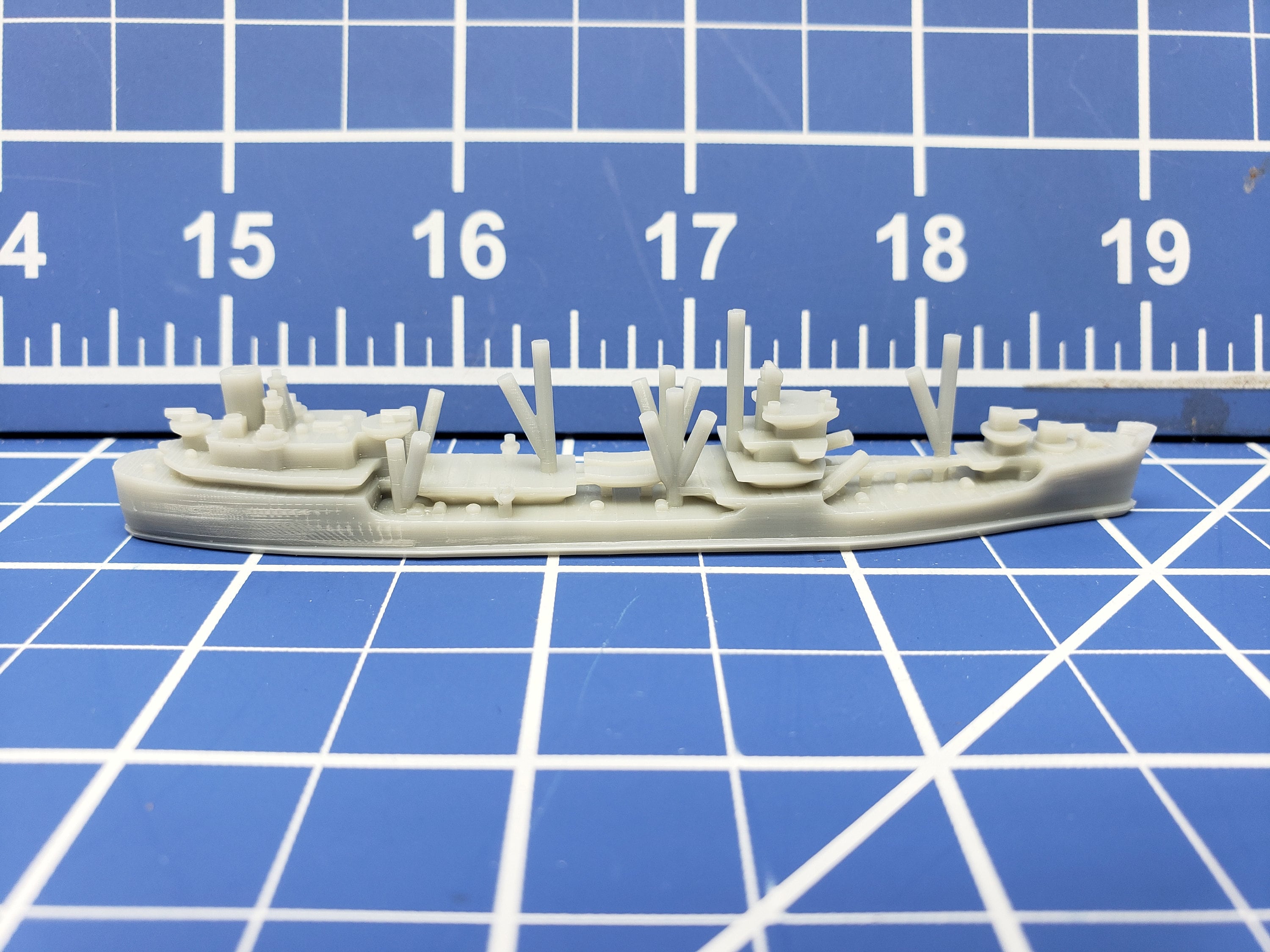 Auxiliary - Cimarron Class - Oiler Ship - US Navy - Wargaming - Axis and Allies - Naval Miniature - Warships