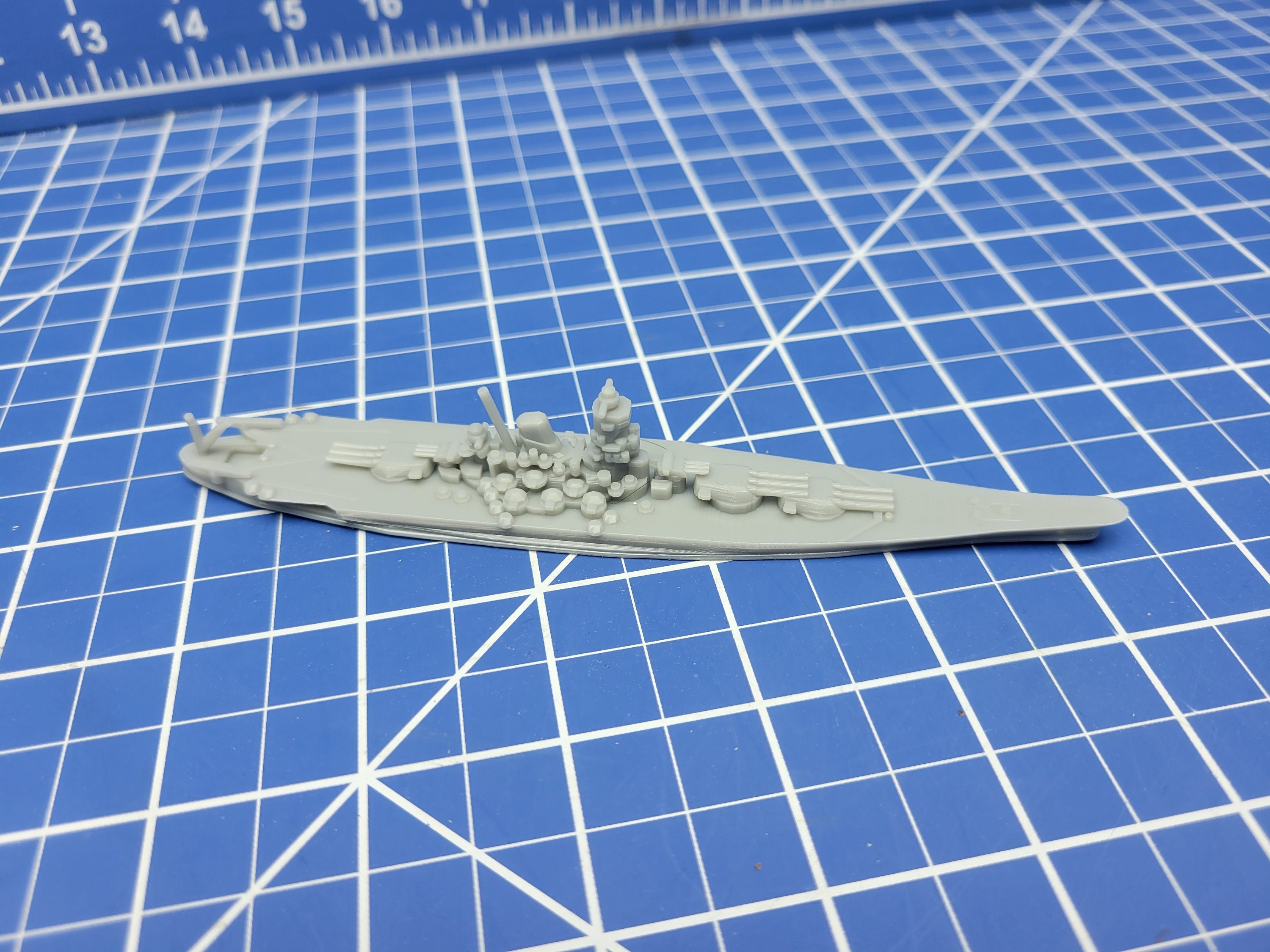 Battleship - IJN Yamato - 1944 Variant - Wargaming - Axis and Allies - Naval Miniature - Tabletop Games - Warships