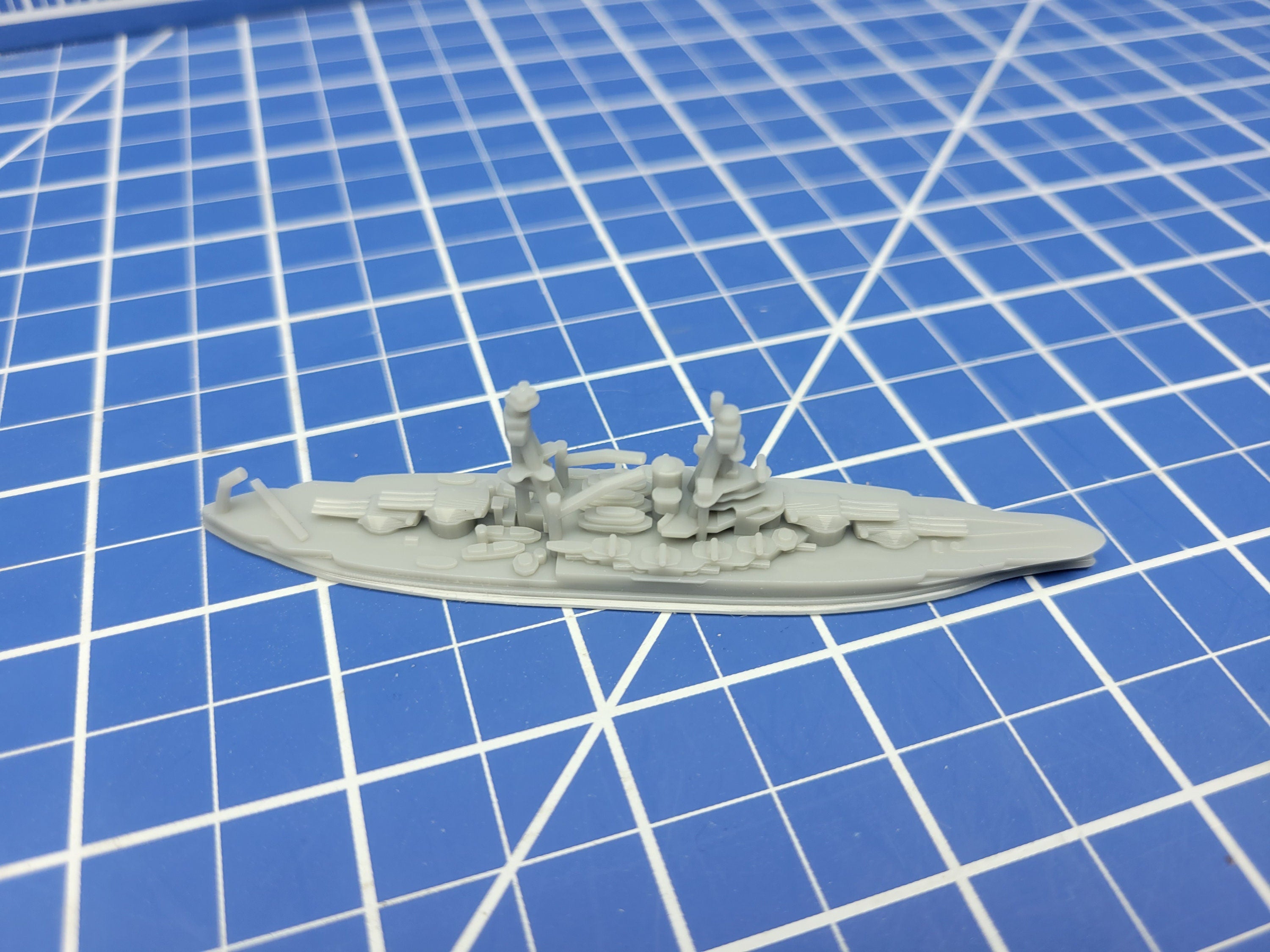 Battleship - Pennsylvania - 1942 Variant - US Navy - Wargaming - Axis and Allies - Naval Miniature - Tabletop - Warships