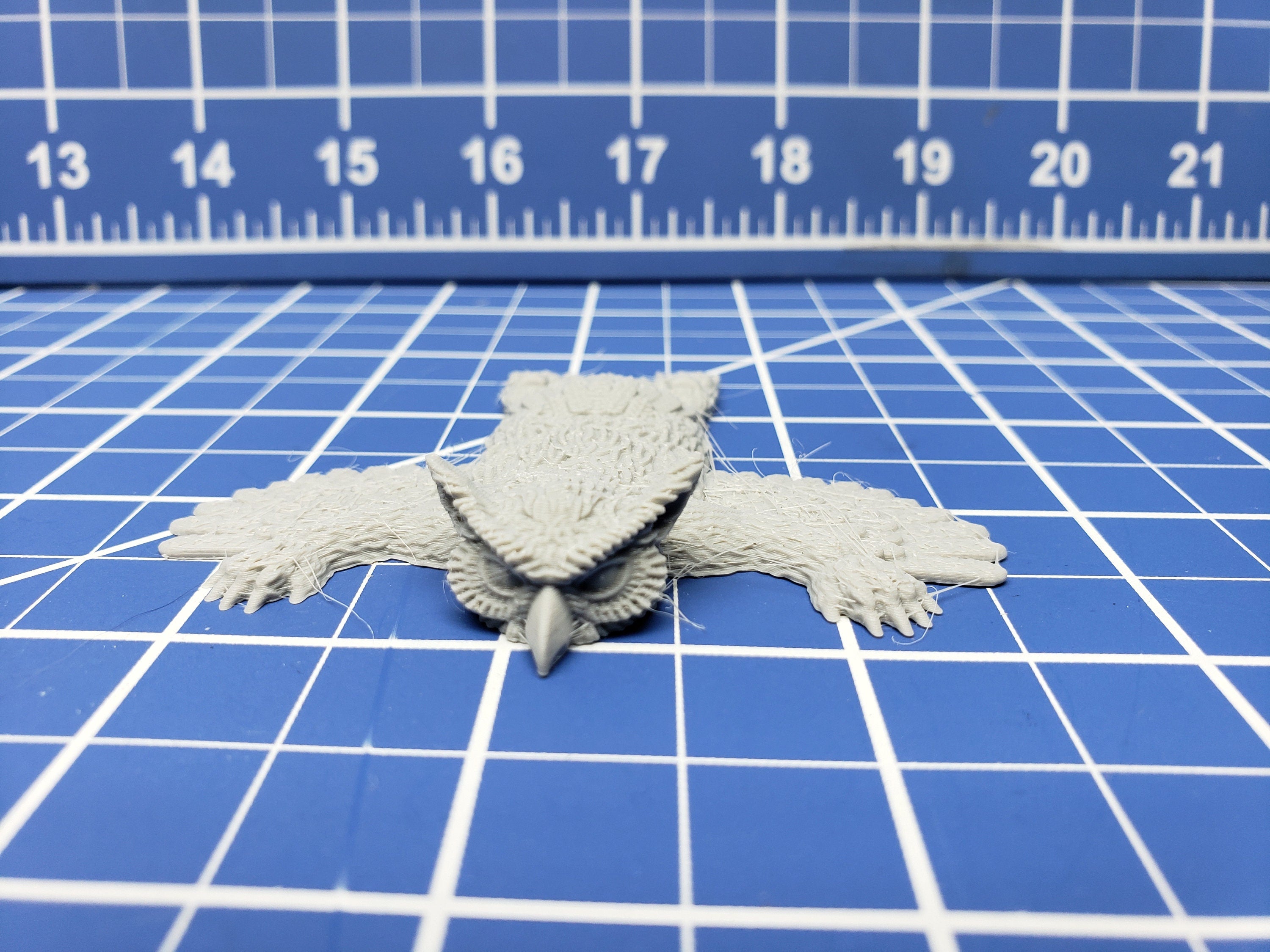 Owl Bear Rug - DND - Pathfinder - RPG - Dungeon & Dragons - Miniature - Mini - 28 mm / 1" - Fat Dragon Games