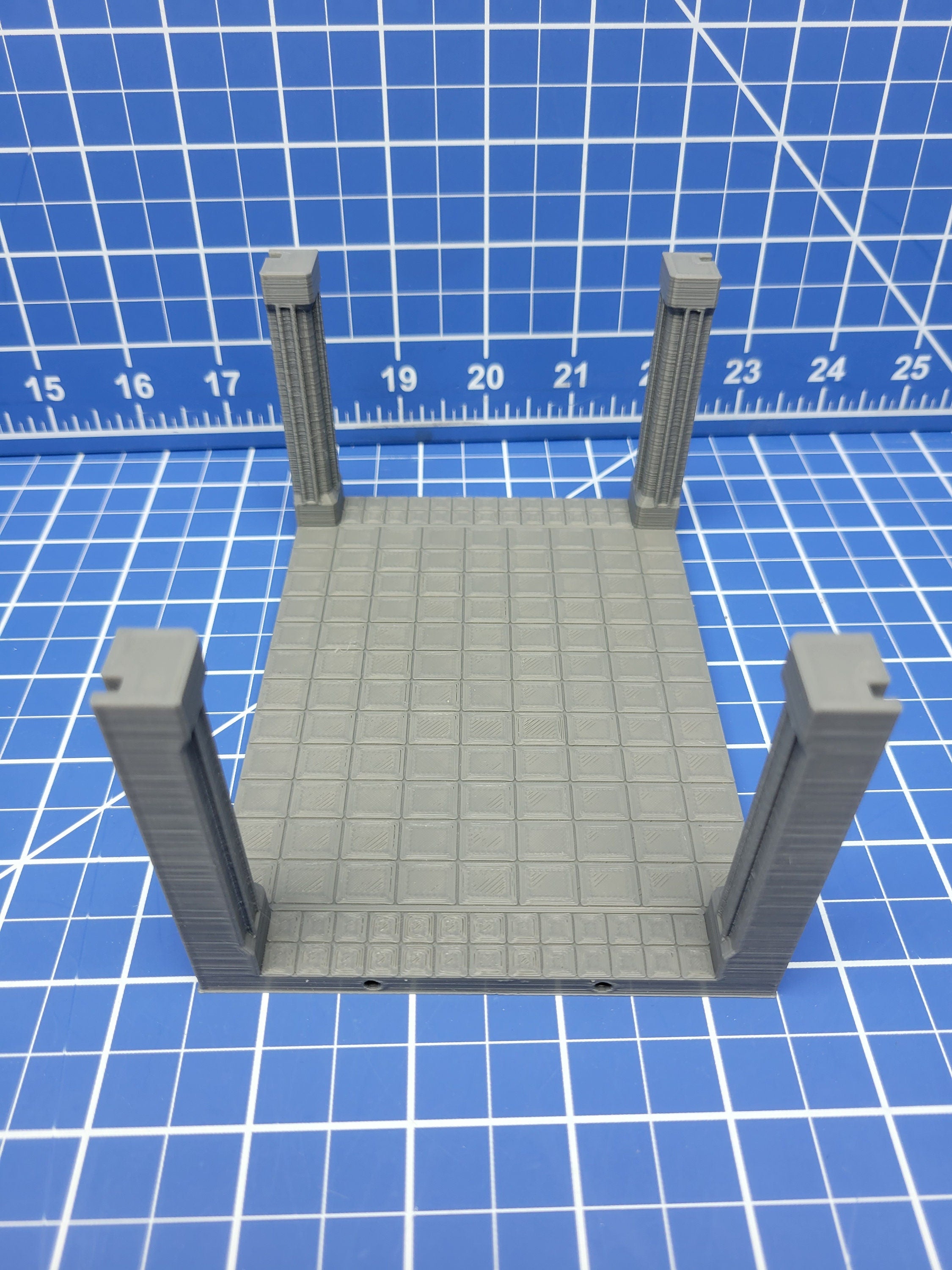 Long Room Floor Tiles - Atomic Shelter - Atom Punk - Starfinder - Cyberpunk - Science Fiction - Syfy - RPG - Tabletop - Scatter - 28mm