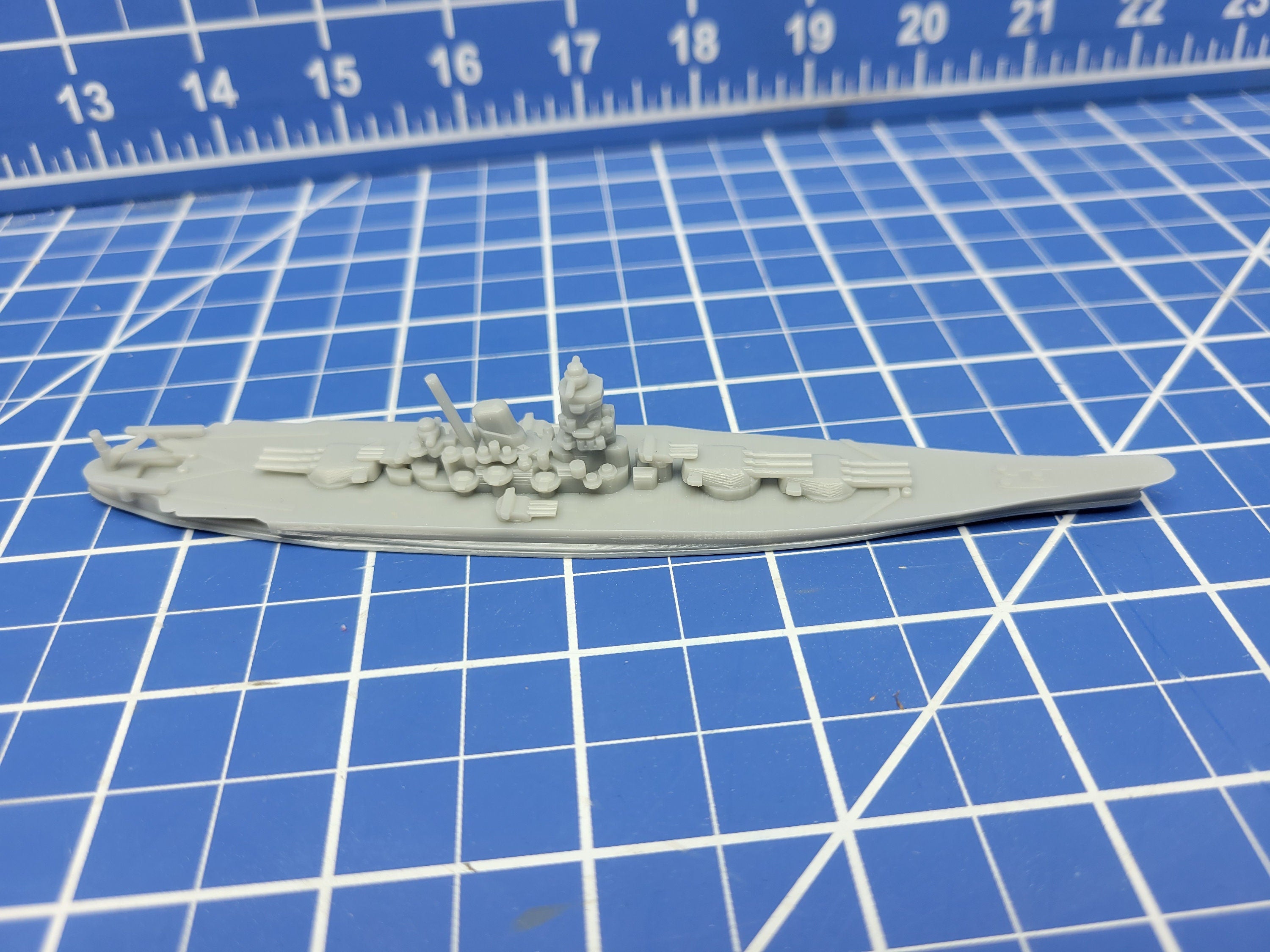 Battleship - IJN Yamato - 1941 Variant - Wargaming - Axis and Allies - Naval Miniature - Tabletop Games - Warships