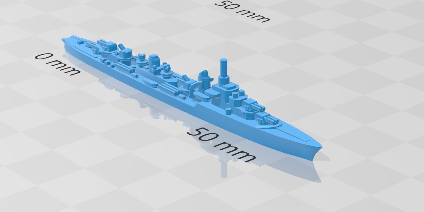 Destroyer - Mogador Class - French Navy - Wargaming - Axis and Allies - Naval Miniature - Tabletop Games - Warships