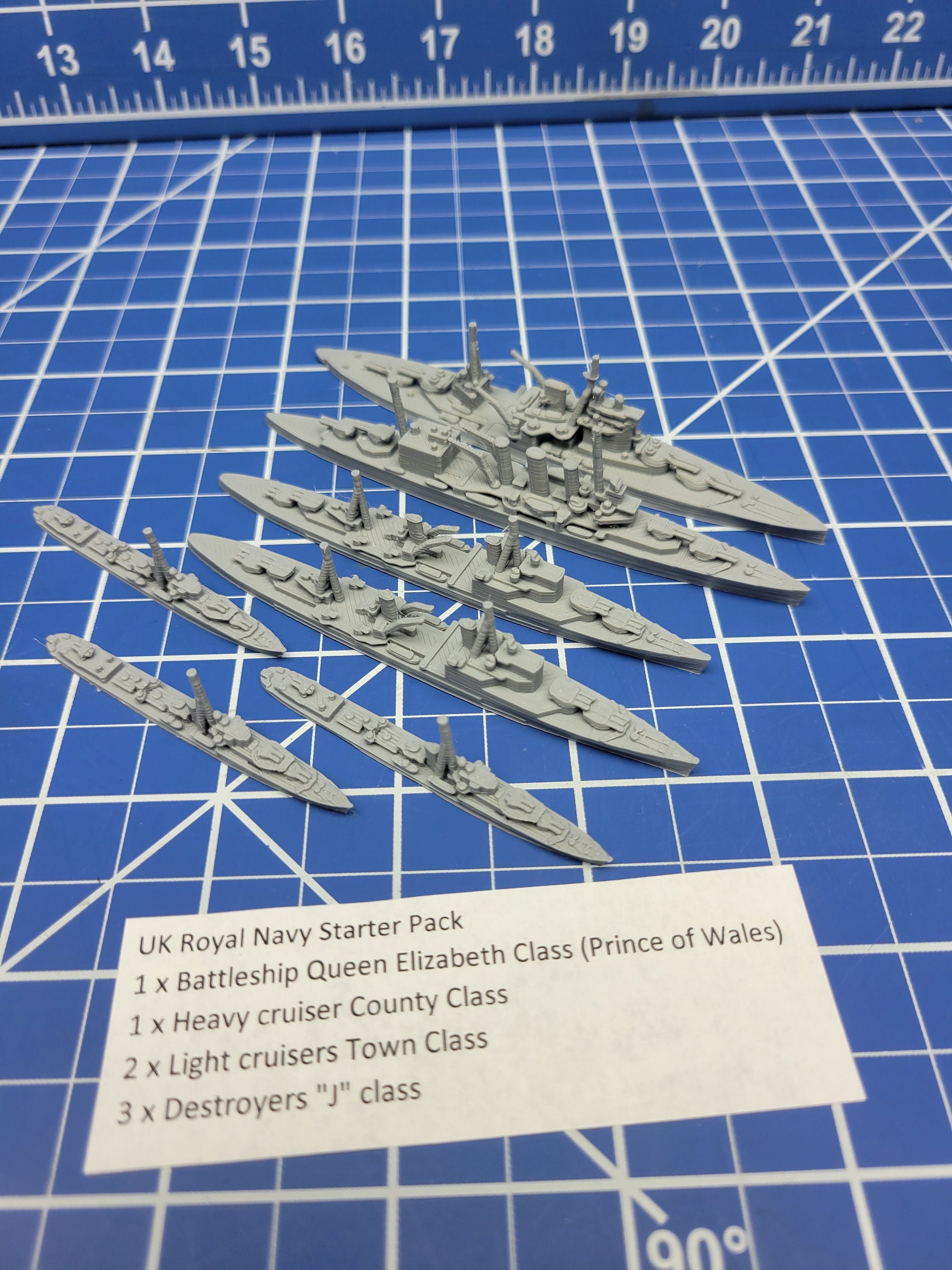 Fleet Packs - Wargaming - Admiral Wargame - Axis and Allies - Naval Miniature - Tabletop Games - Warships