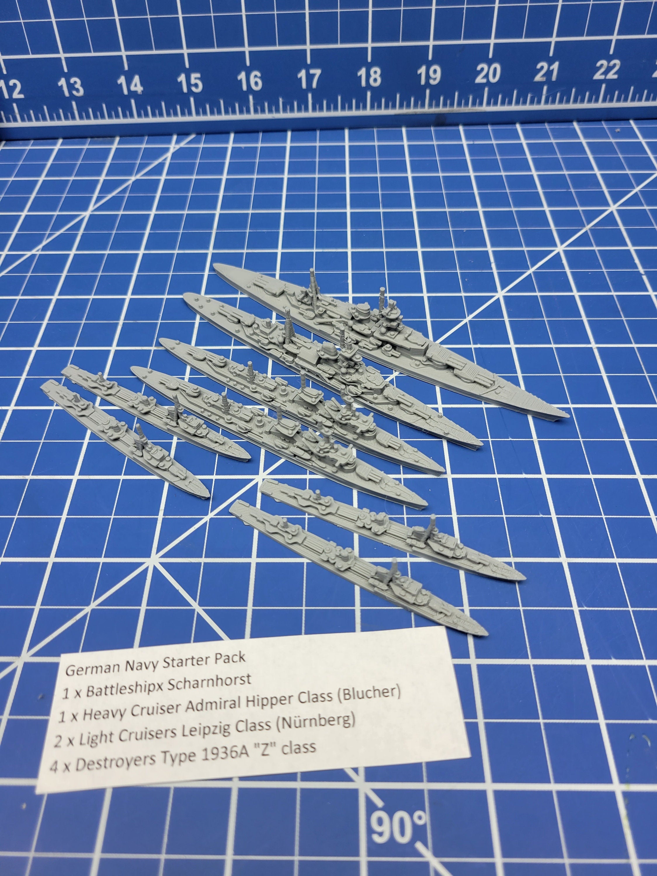 Fleet Packs - Wargaming - Admiral Wargame - Axis and Allies - Naval Miniature - Tabletop Games - Warships