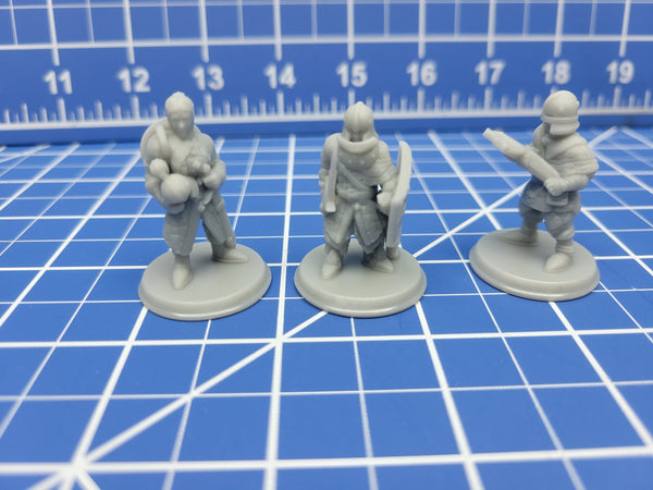 Town Guards - Minis - Beasts and Badies - Hero's Hoard - DND - Pathfinder - Dungeons & Dragons - RPG - Tabletop - EC3D - Miniature