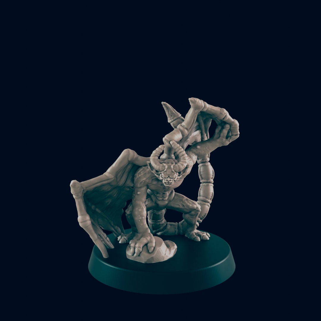 Imp - Minis - Beasts and Badies - Hero's Hoard - DND - Pathfinder - Dungeons & Dragons - RPG - Tabletop - EC3D - Miniature