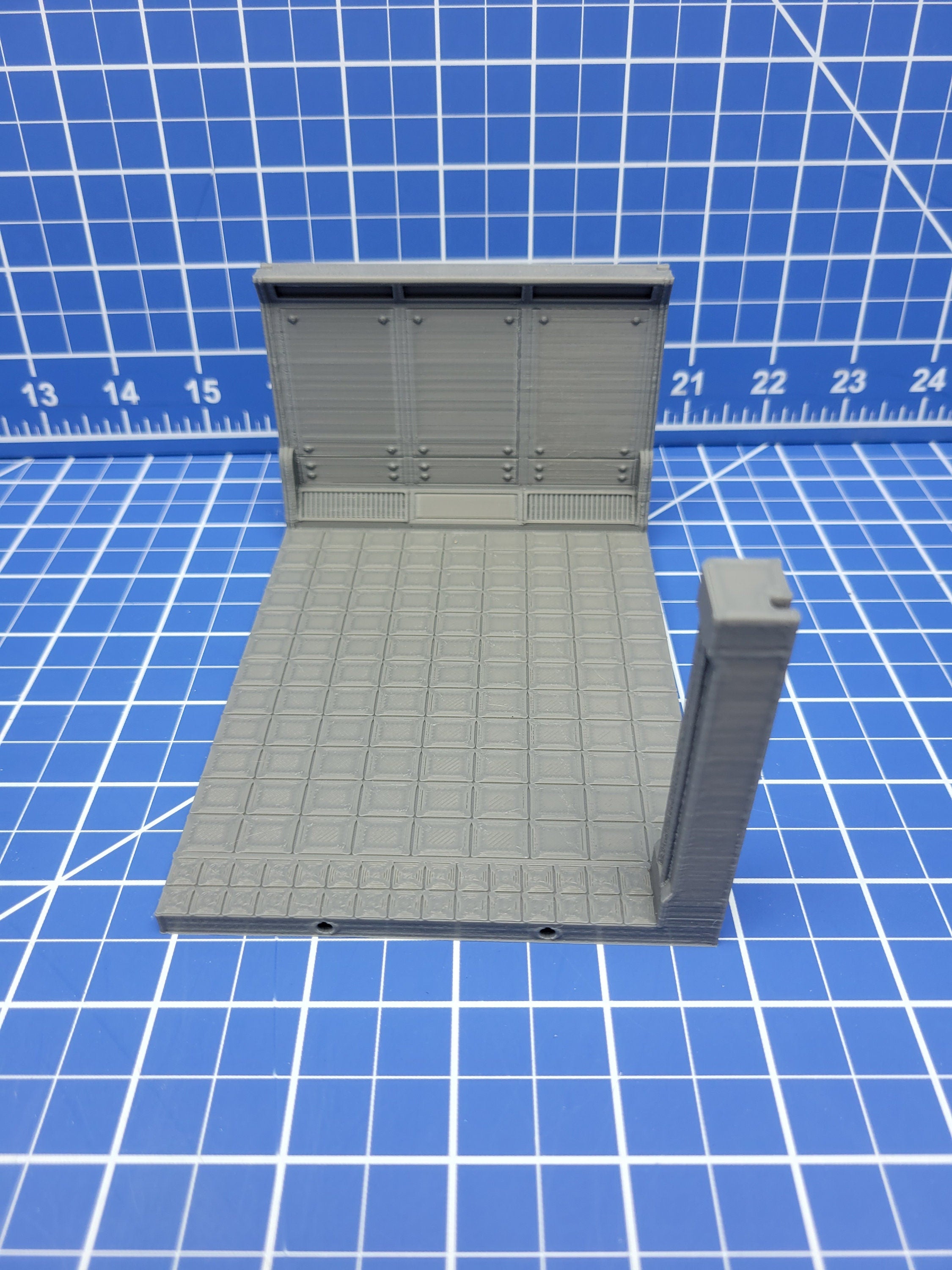 Long Room Floor Tiles - Atomic Shelter - Atom Punk - Starfinder - Cyberpunk - Science Fiction - Syfy - RPG - Tabletop - Scatter - 28mm