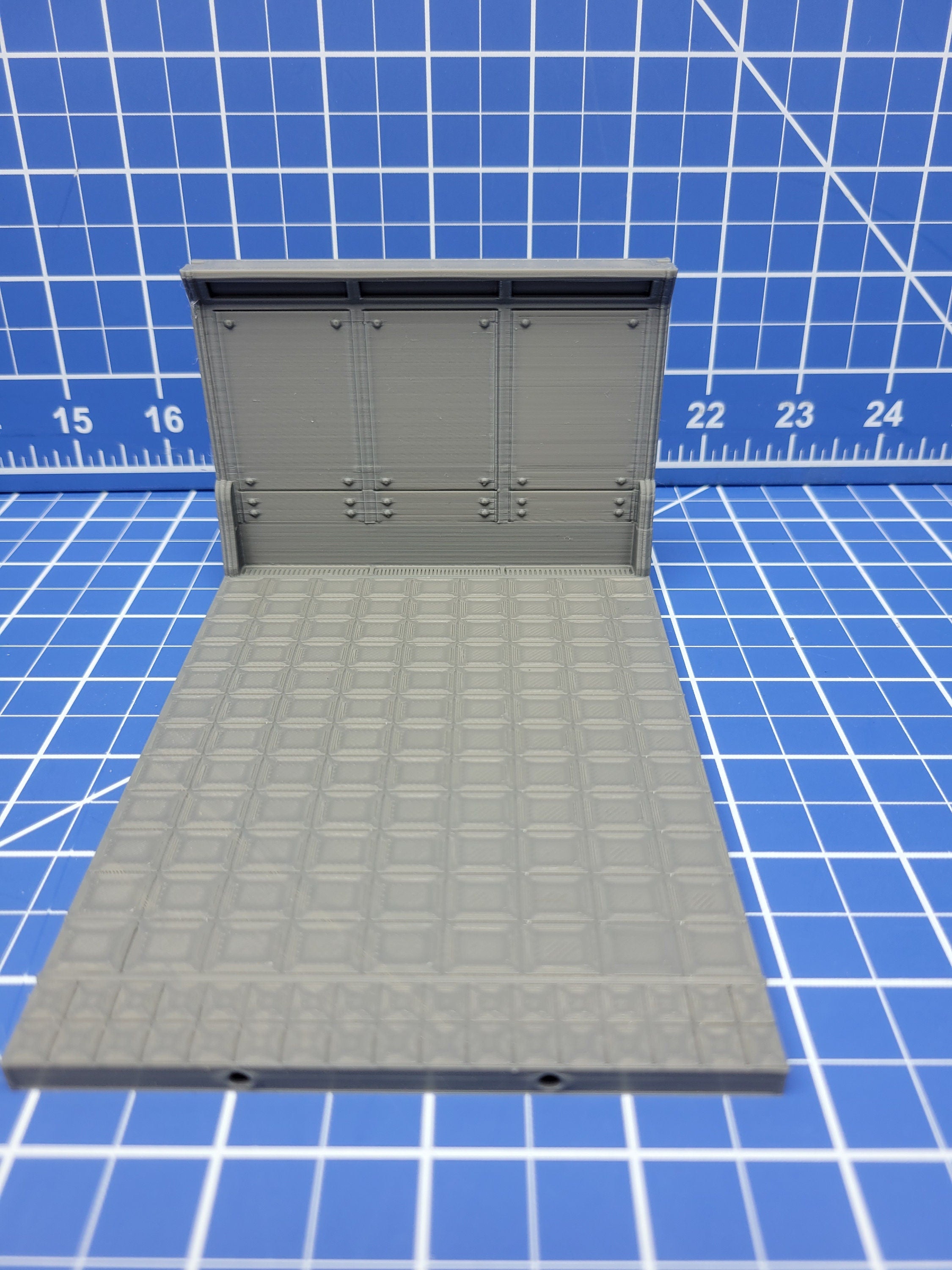 Long Room Floor Tiles - Atomic Shelter - Atom Punk - Starfinder - Cyberpunk - Science Fiction - Syfy - RPG - Tabletop - Scatter - 28mm