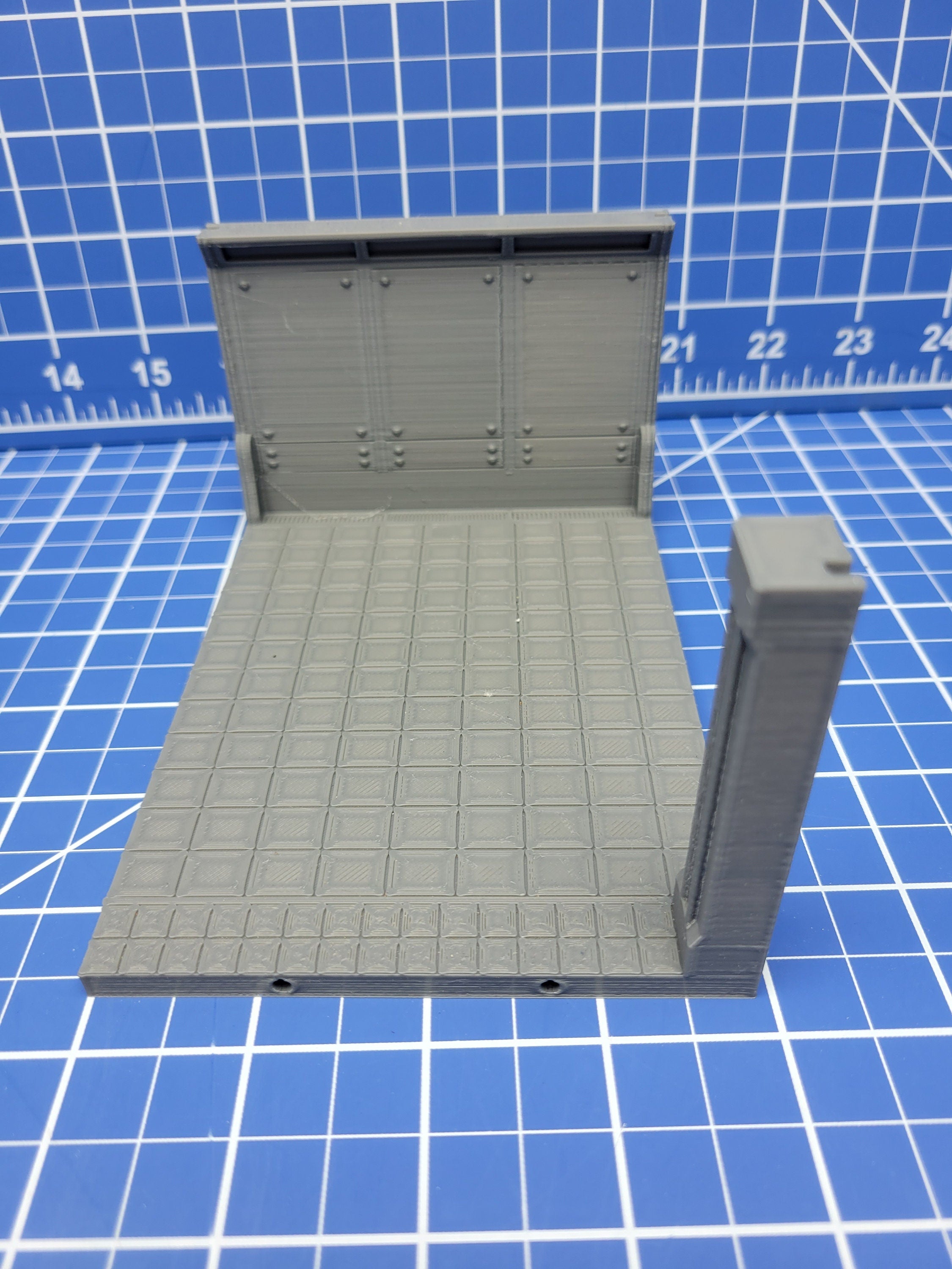 Long Room Floor Tiles - Atomic Shelter - Atom Punk - Starfinder - Cyberpunk - Science Fiction - Syfy - RPG - Tabletop - Scatter - 28mm