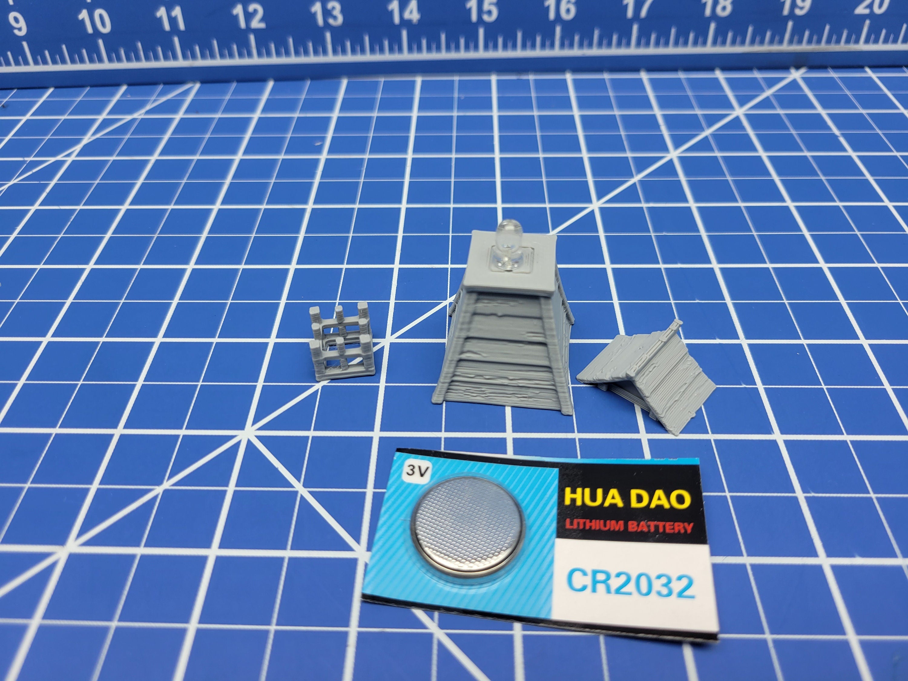 Samurai - Set of 4 Lanterns - DND - Pathfinder - Dungeons & Dragons - - Test of Honour - RPG - Tabletop - 28 mm / 1"