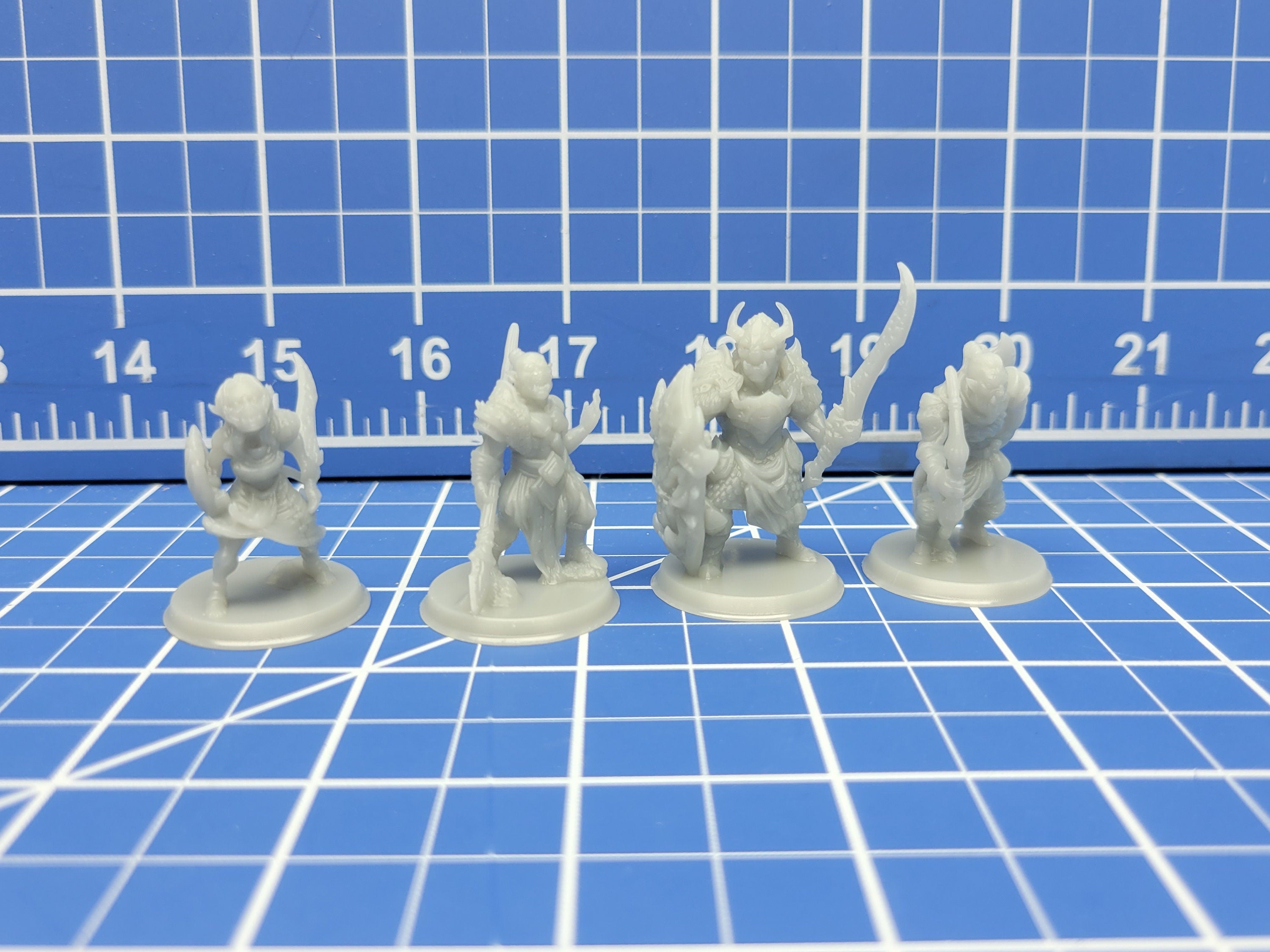 Orcs - Minis - Beasts and Badies - Hero's Hoard - DND - Pathfinder - Dungeons & Dragons - RPG - Tabletop - EC3D - Miniature