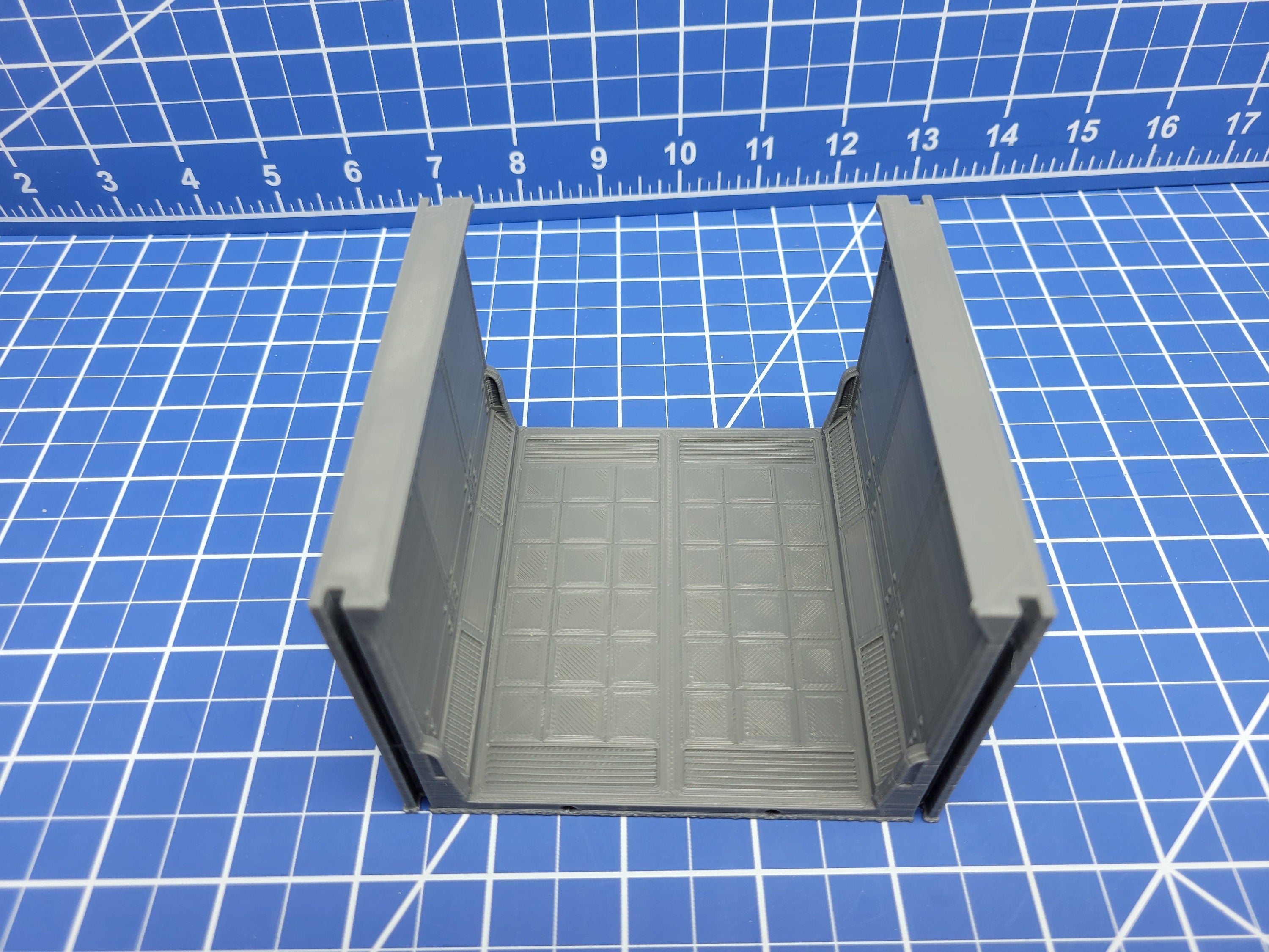 X-Axis Corridor Tiles - Atomic Shelter - Atom Punk - Starfinder - Cyberpunk - Science Fiction - RPG - Tabletop - Scatter - Terrain - 28mm